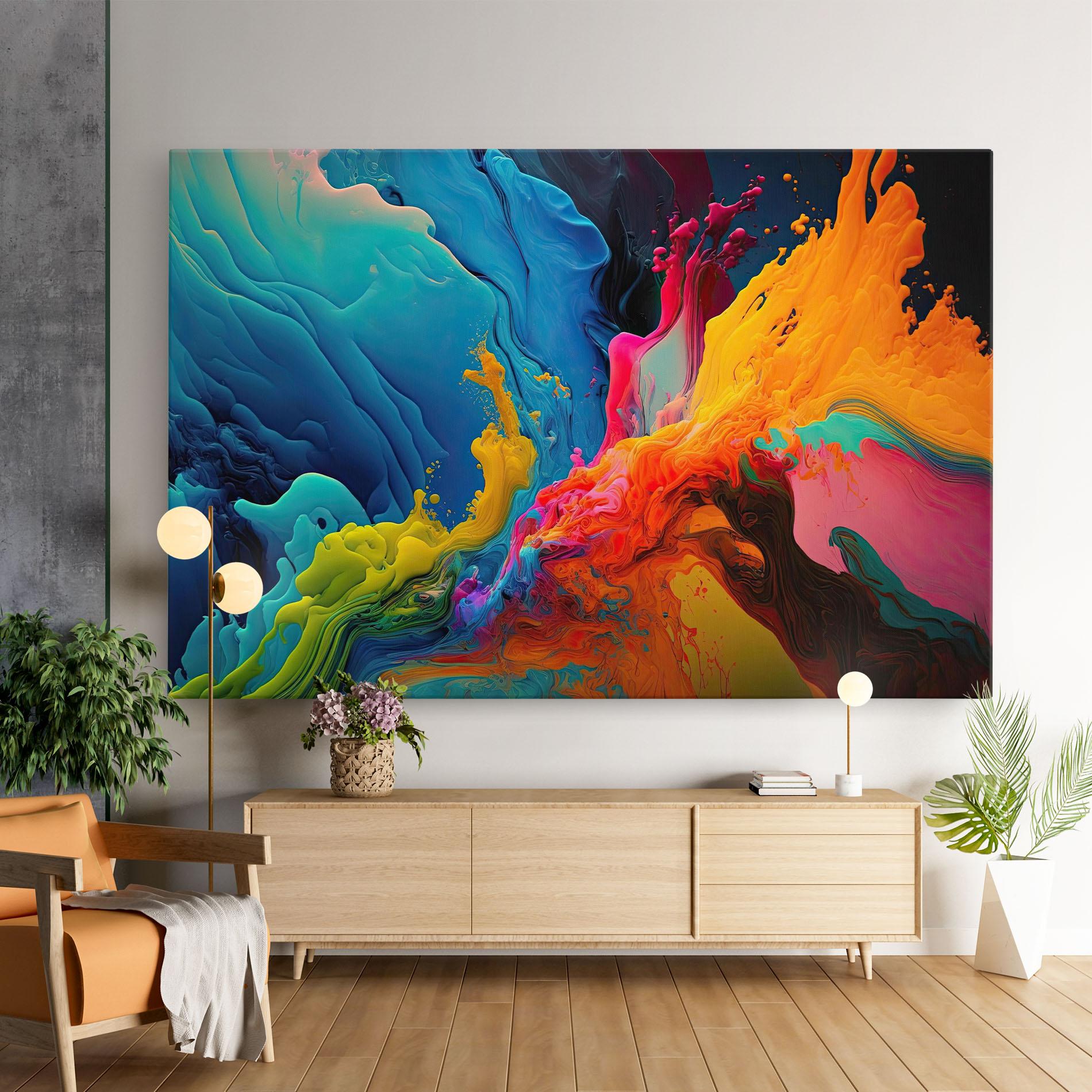 Vászonkép Color Floating mockup 9