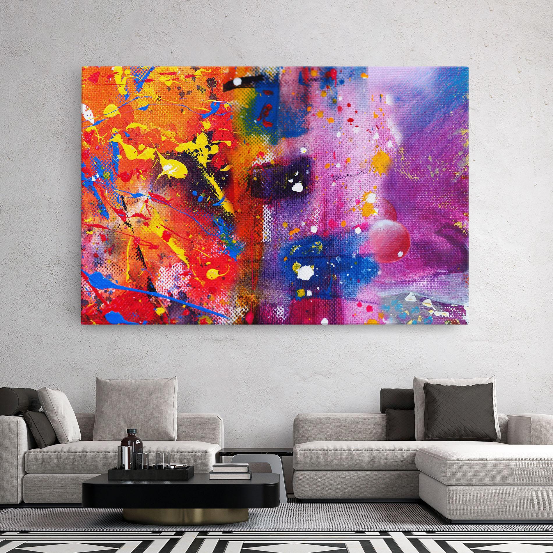 Vászonkép Art Panorama mockup 2