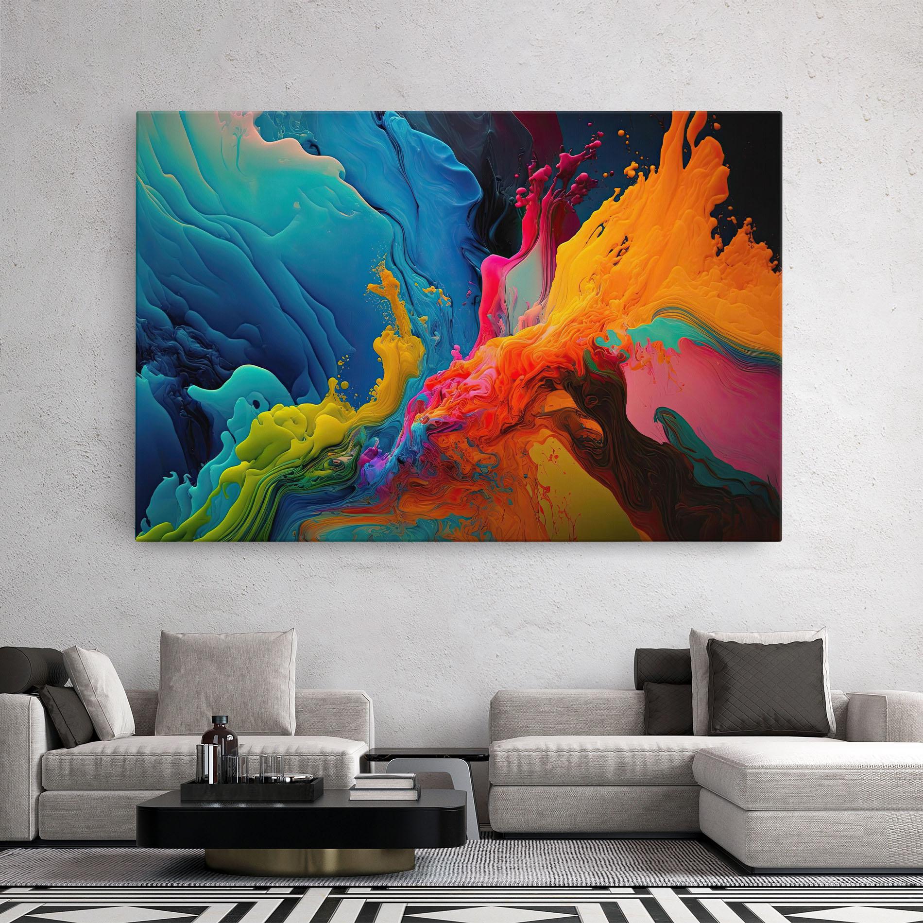 Vászonkép Color Floating mockup 2