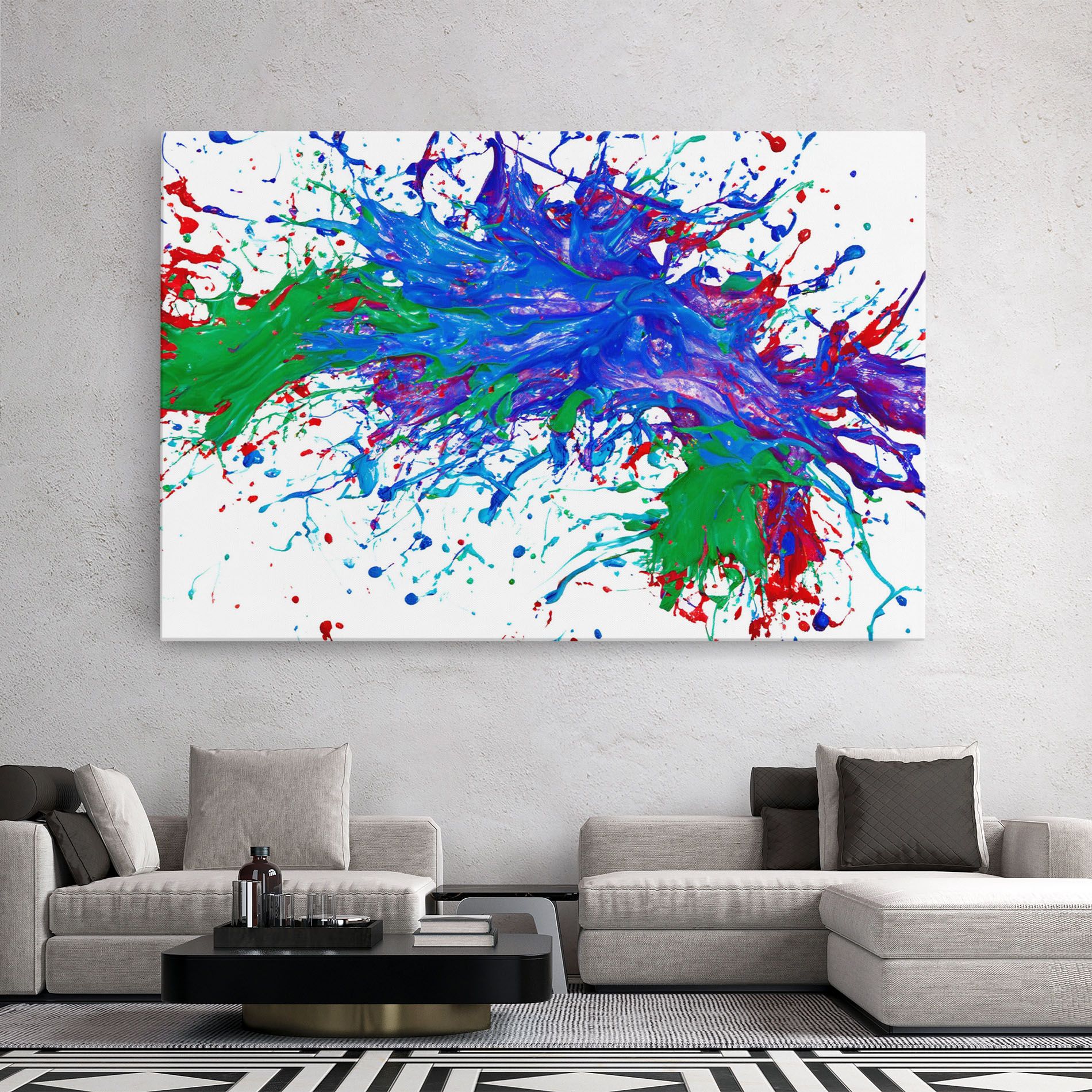 Colorful Blue Purple mockup 2