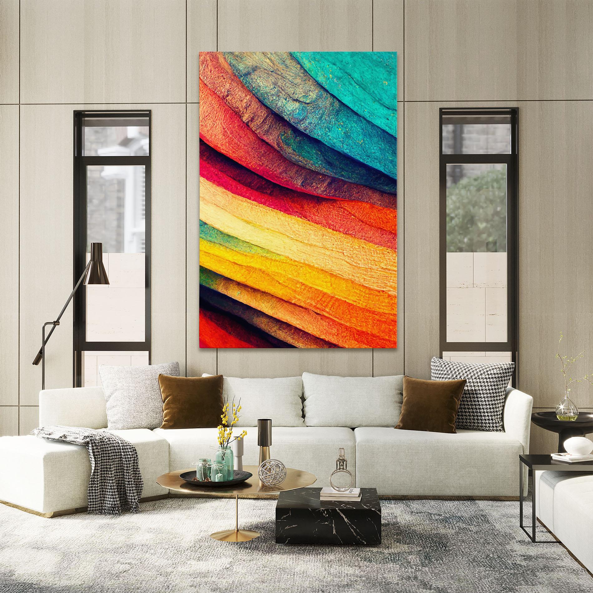 Vászonkép Autumn Abstract Color mockup 2