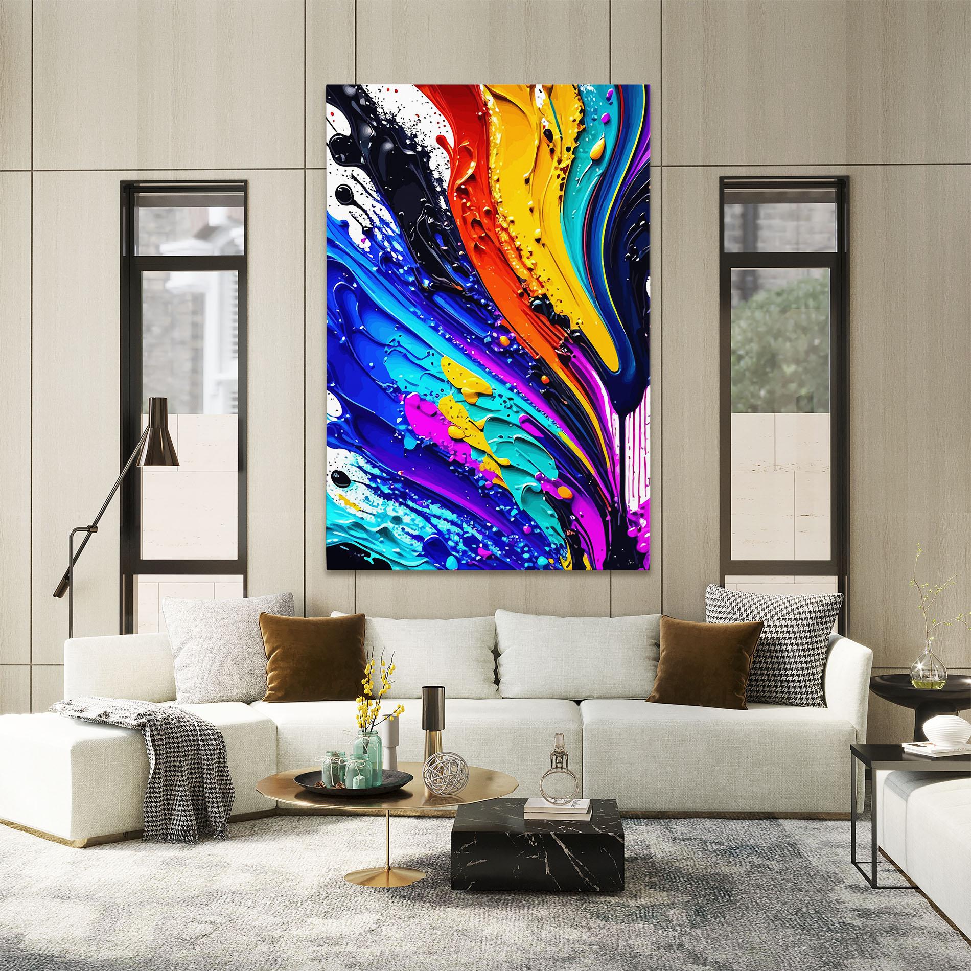 Vászonkép Beautiful Splash mockup 2