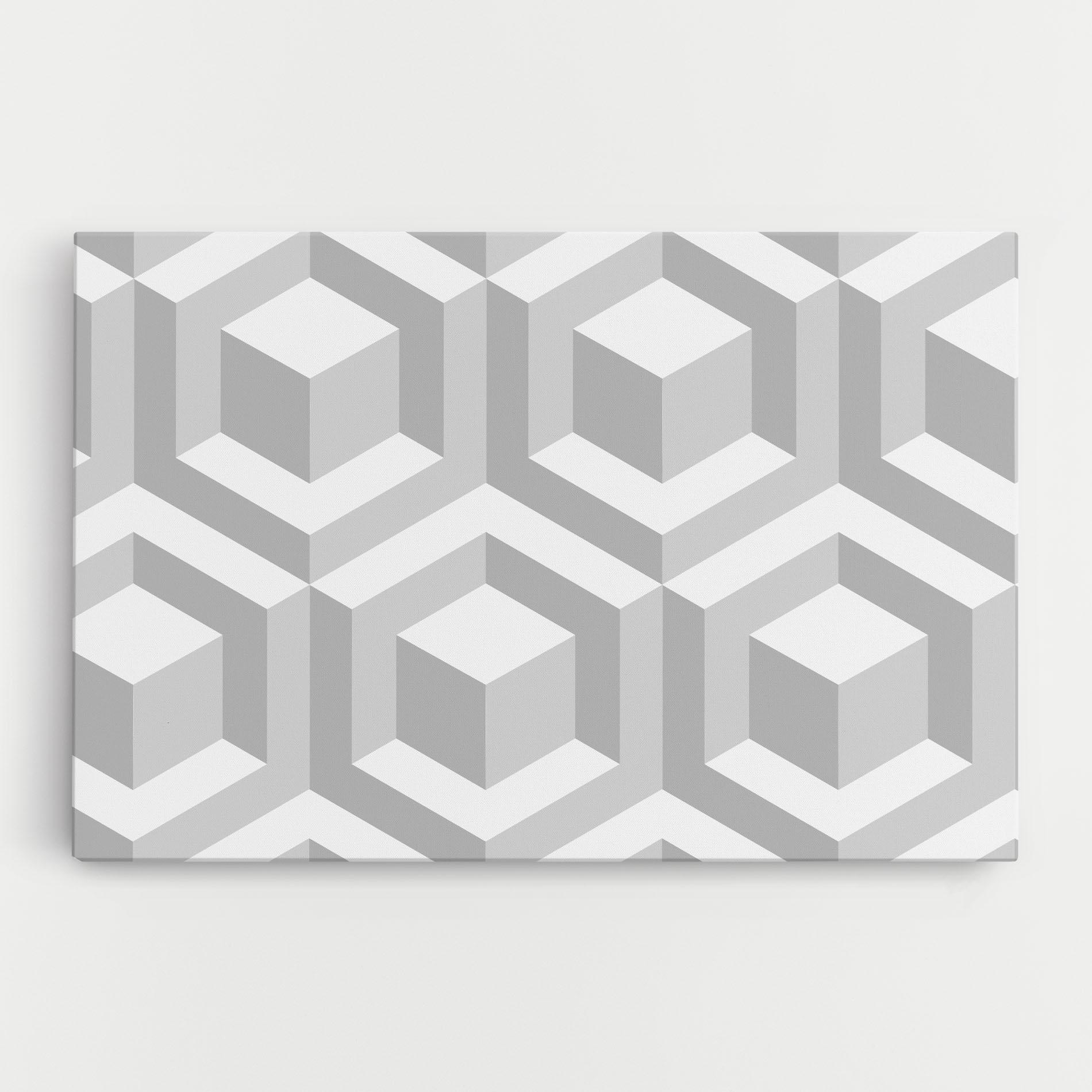 Vászonkép 3d Square mockup 0