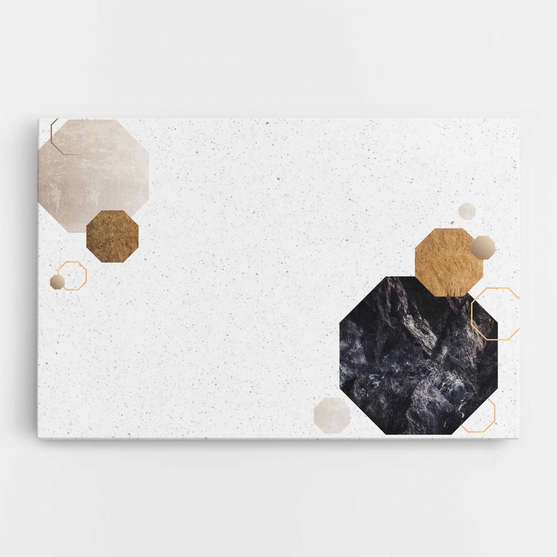 Vászonkép Big Hexagon mockup 0