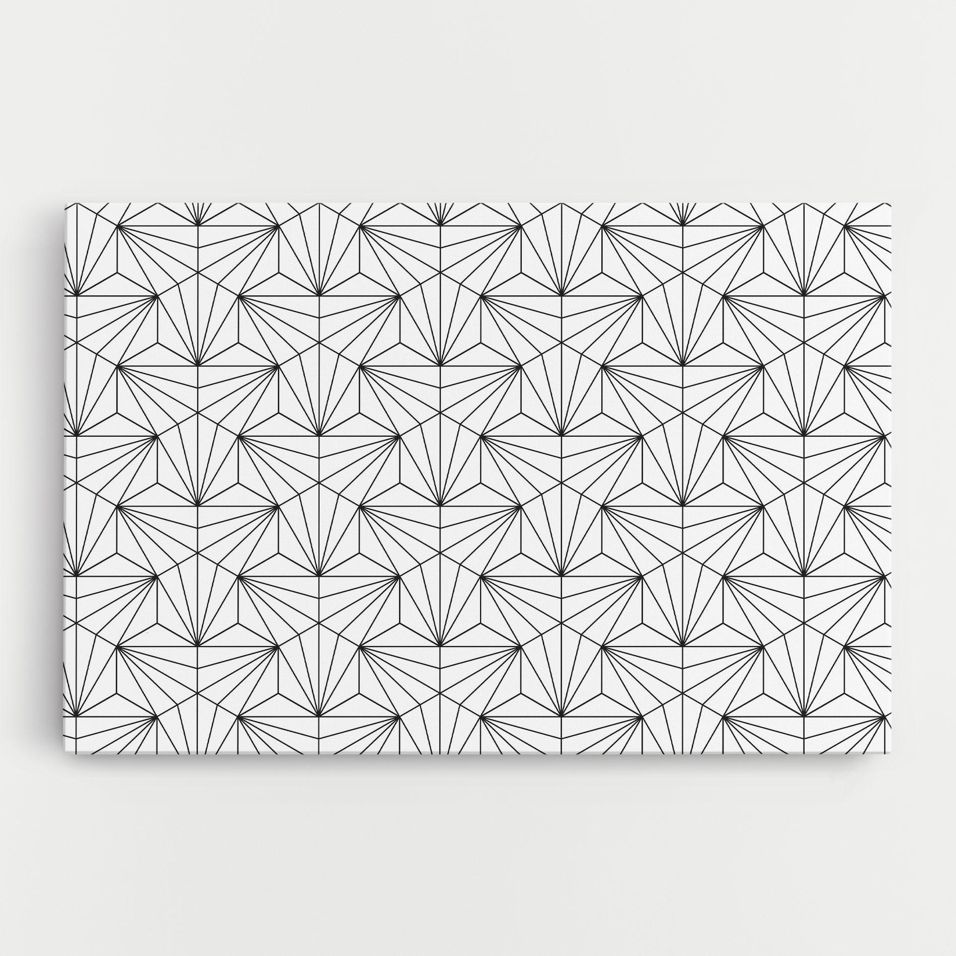 Vászonkép Black Triangle mockup 0