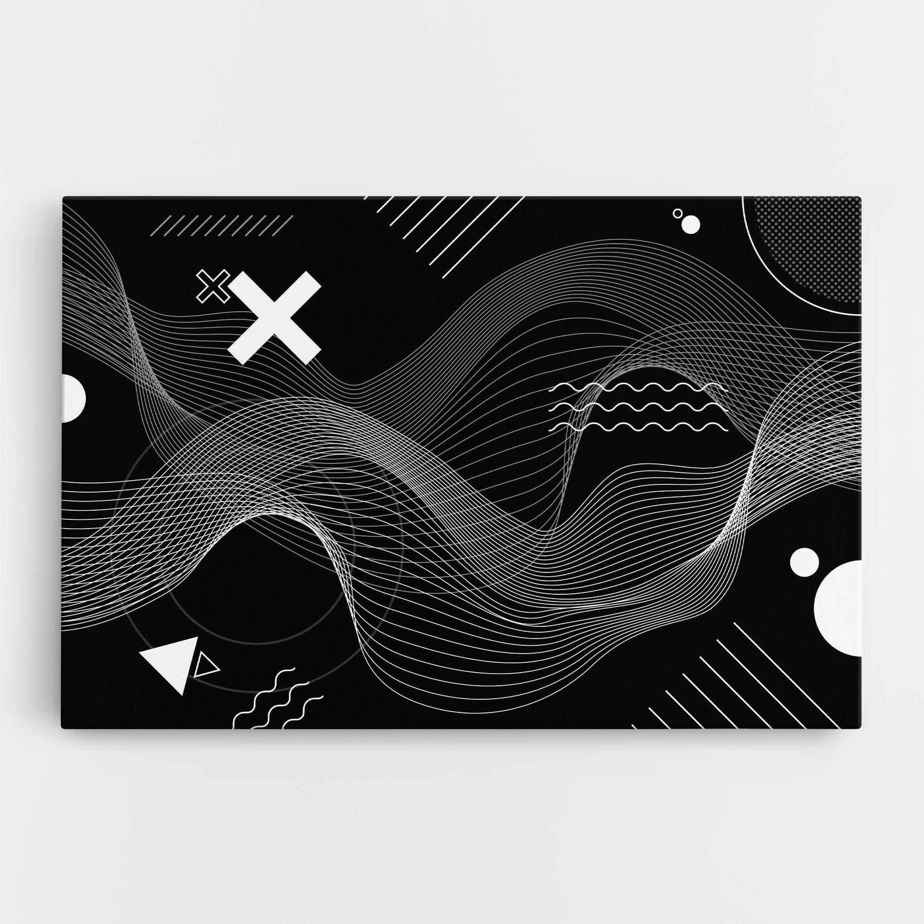 Vászonkép Geometric Lines mockup 0