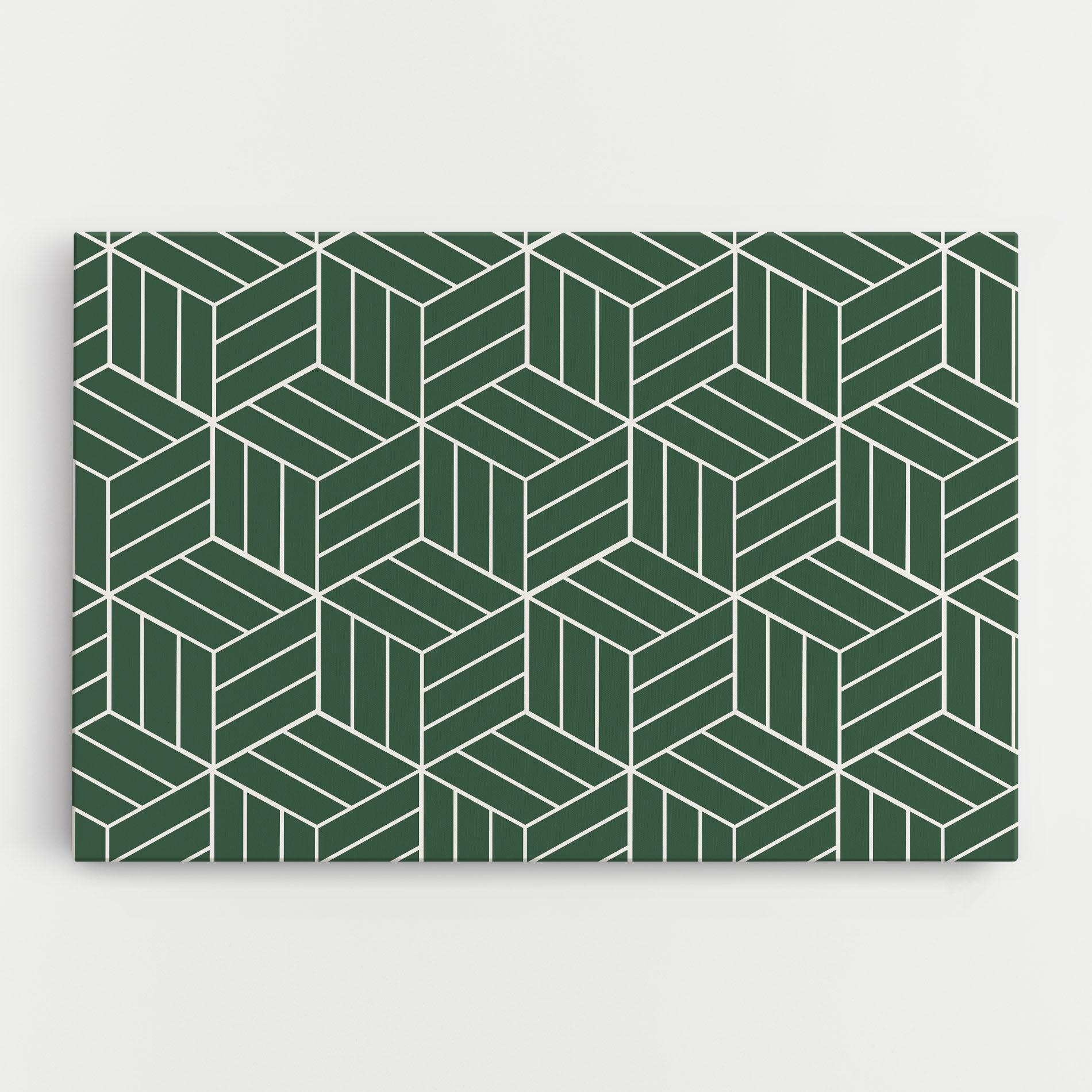 Vászonkép Green Square mockup 0