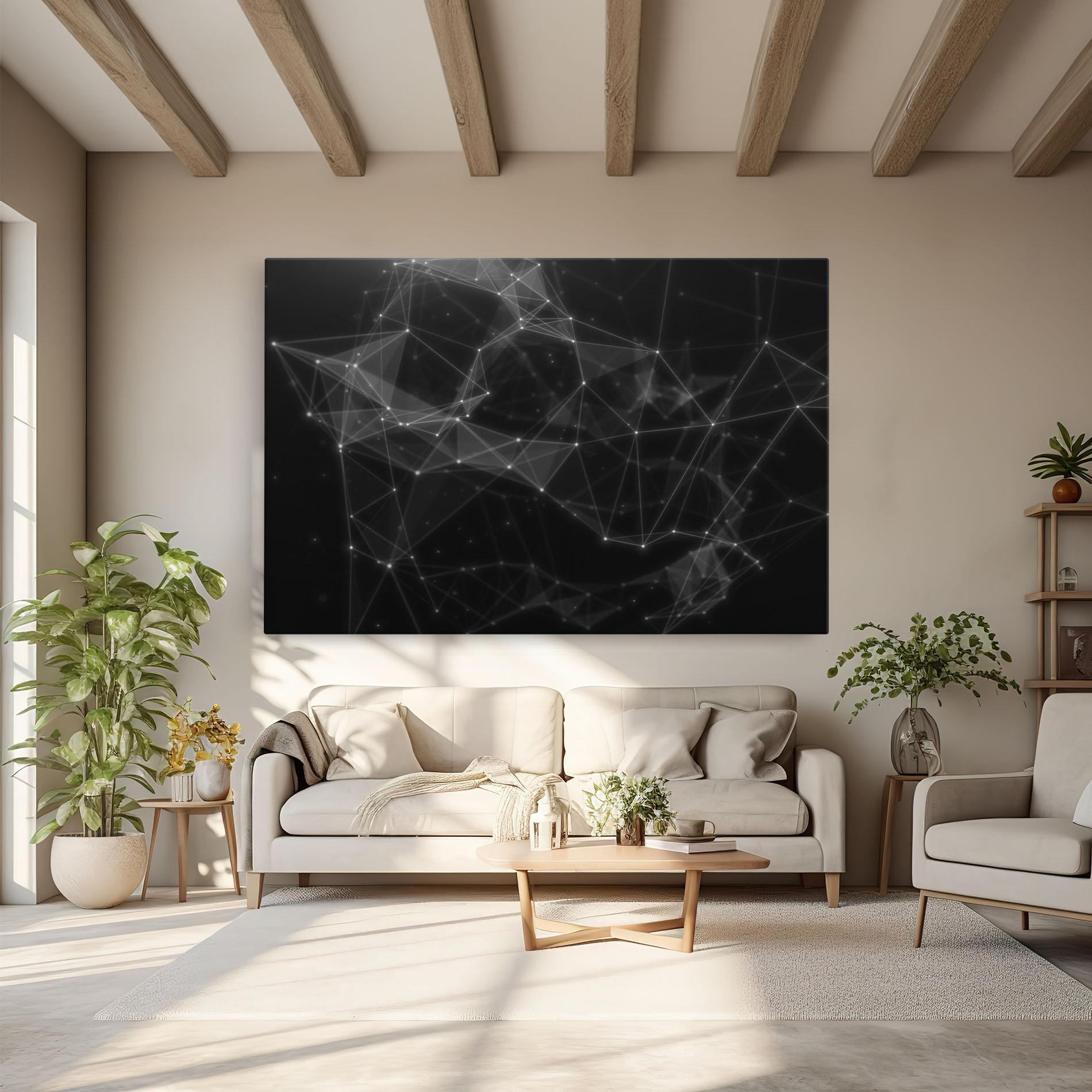 Vászonkép Connecting Lines mockup 6