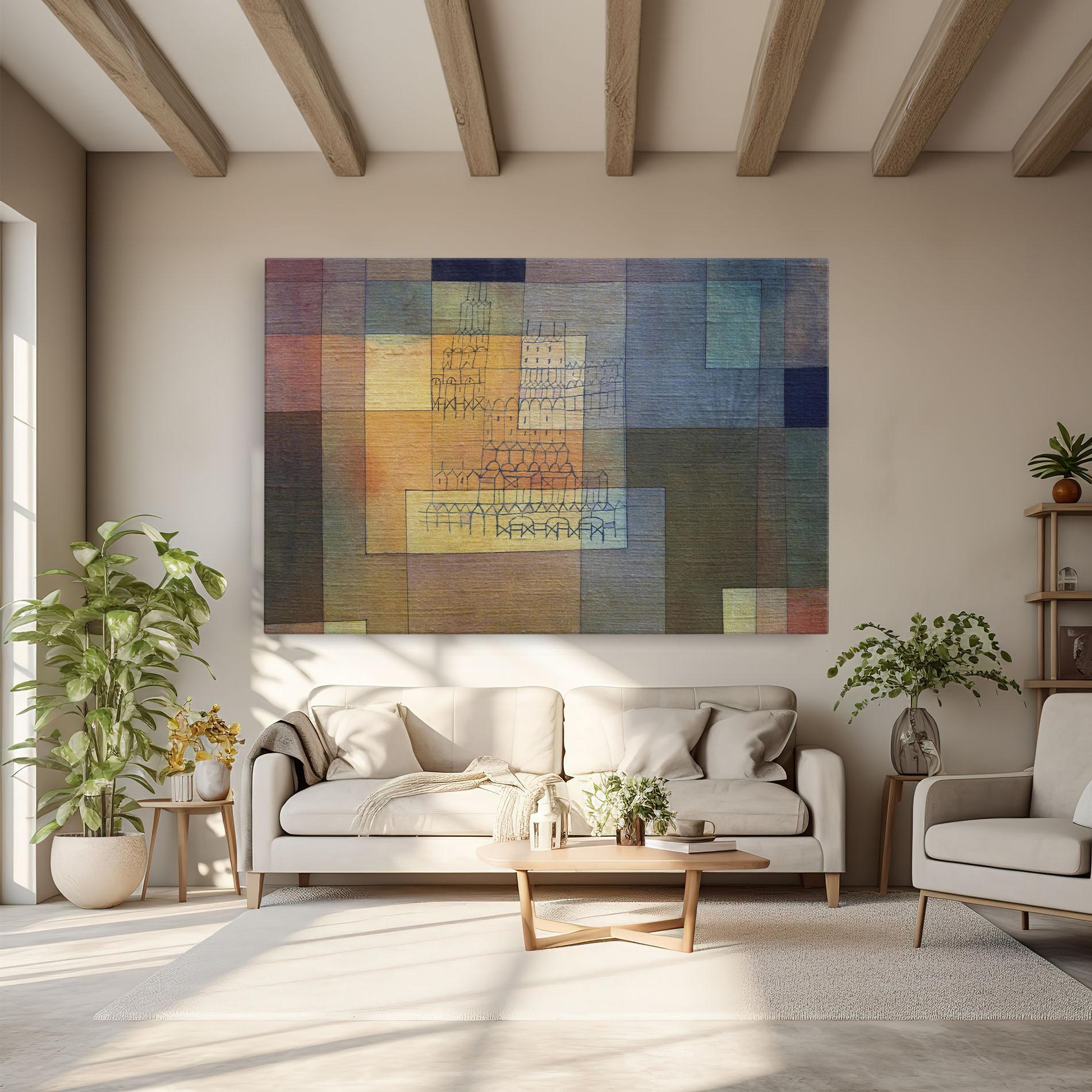 Vászonkép Water Color Square mockup 6