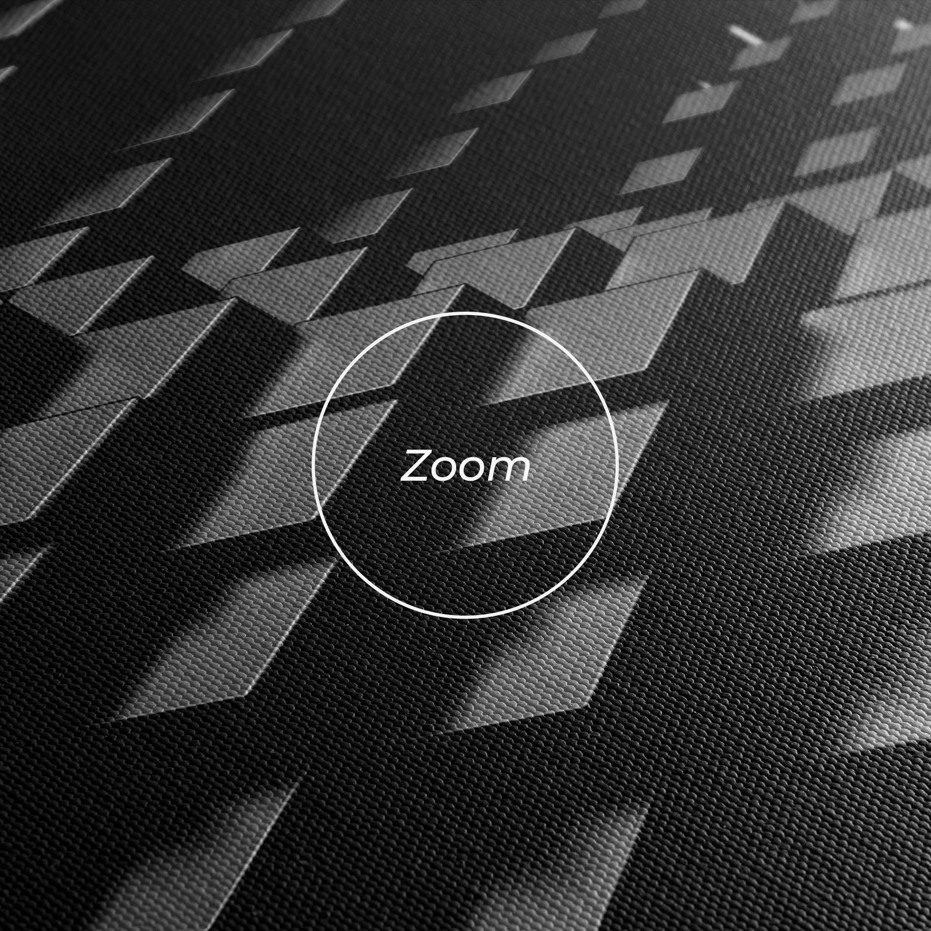 Vászonkép Black Square Wave mockup 3