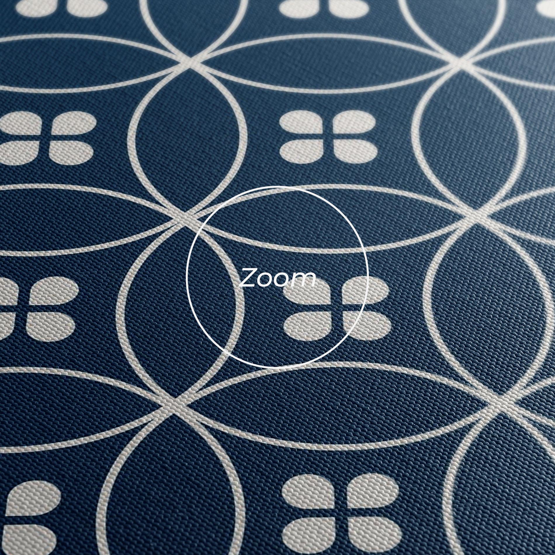 Vászonkép Blue Circle mockup 3