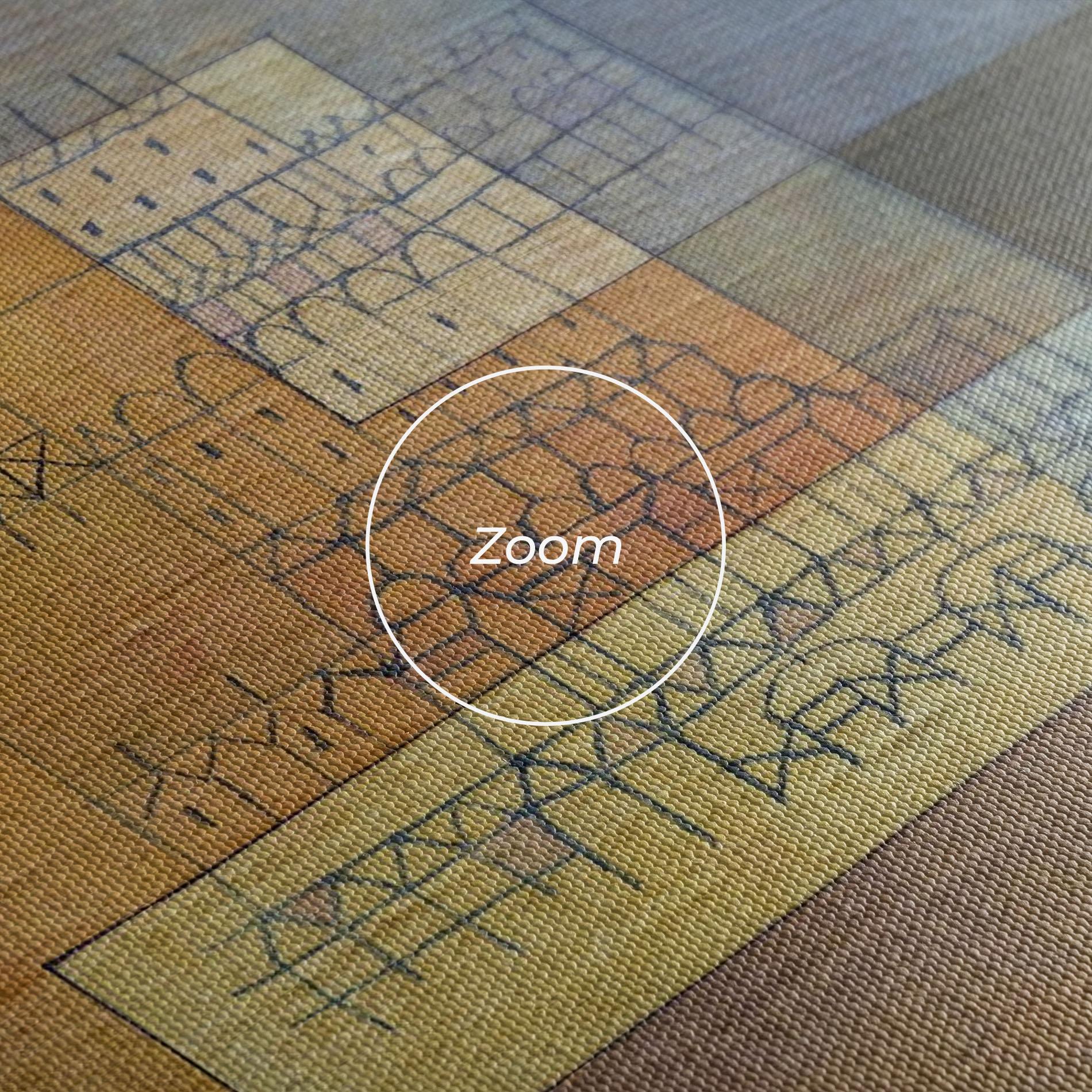 Vászonkép Water Color Square mockup 3