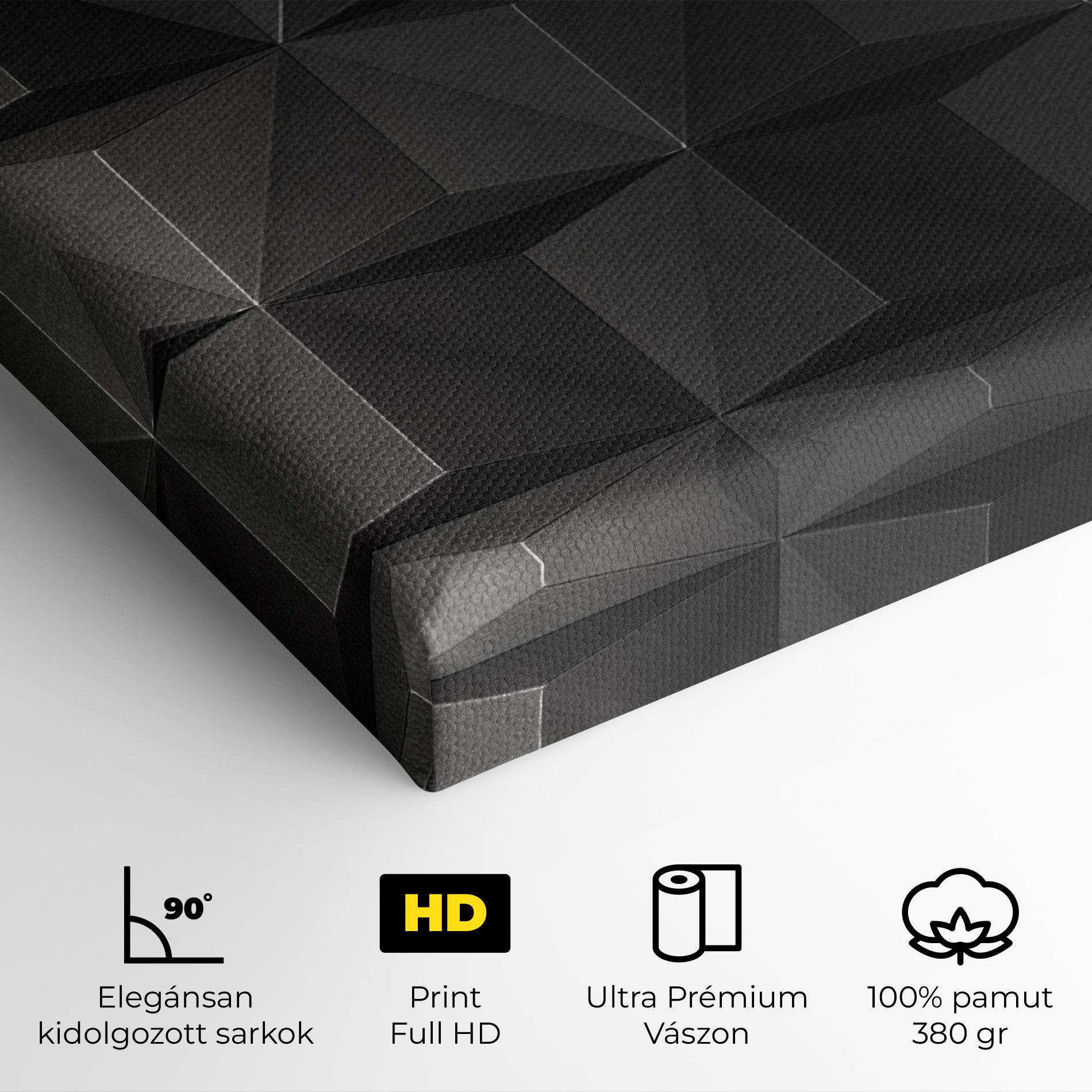 Vászonkép Black Shade Triangle mockup 4