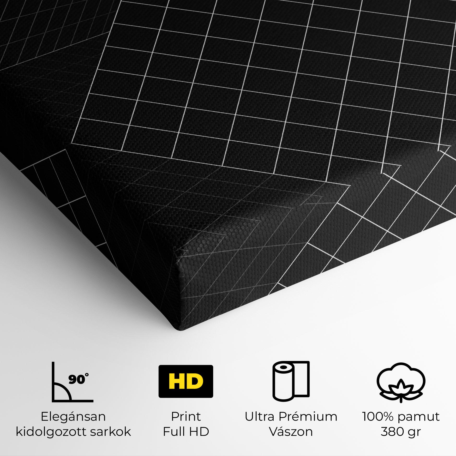 Vászonkép Black Square mockup 4