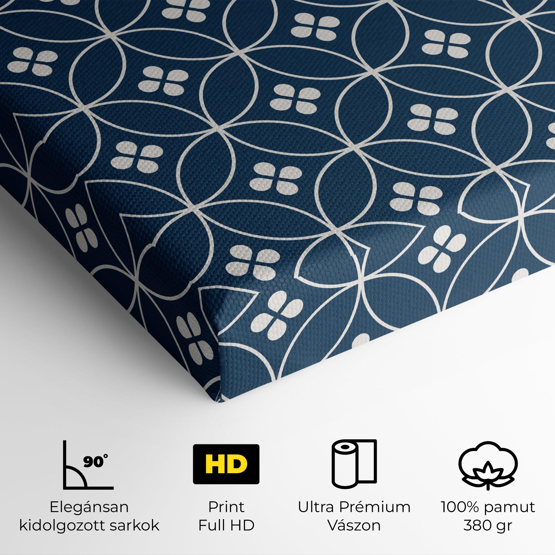 Vászonkép Blue Circle mockup 4