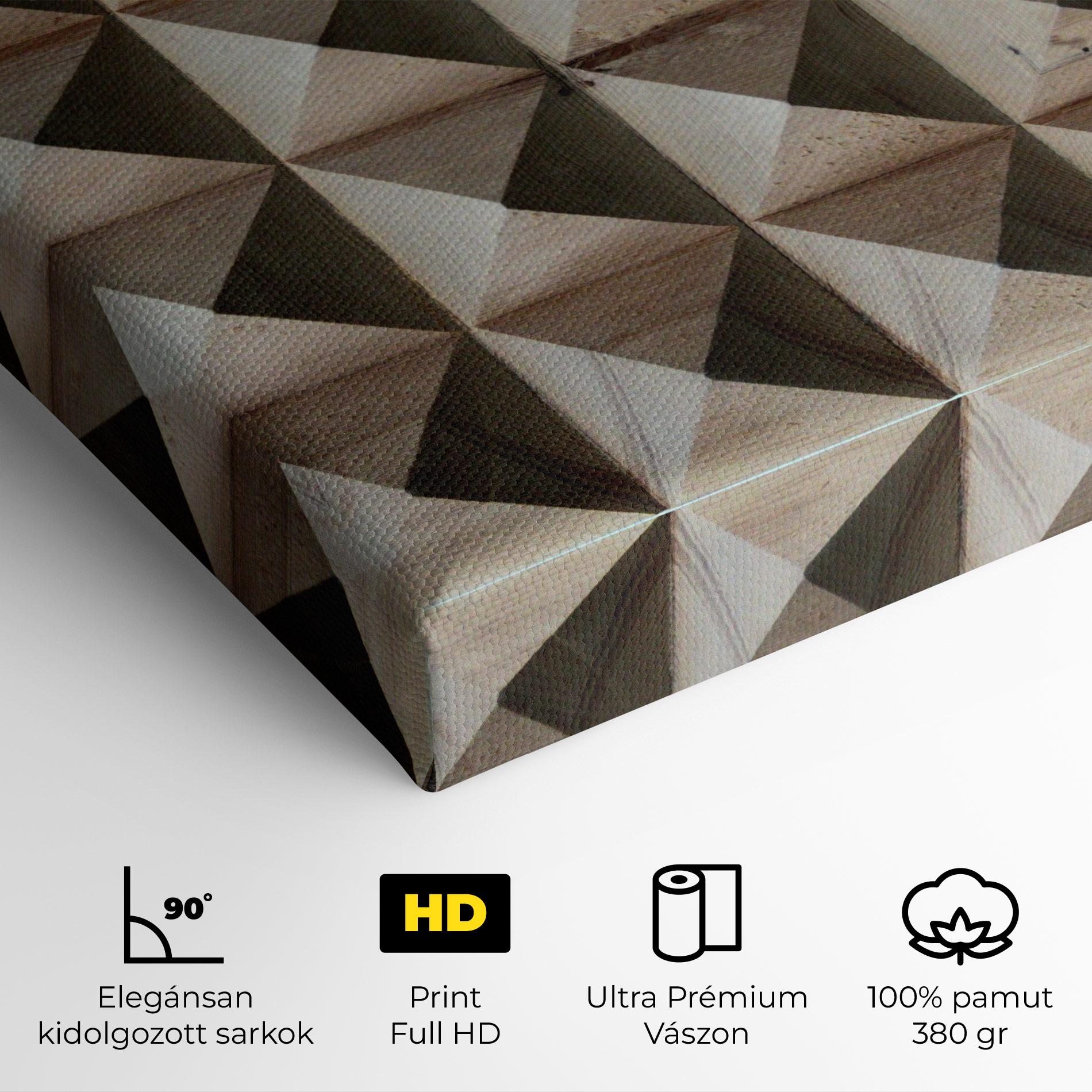 Vászonkép Cream Pyramid mockup 4