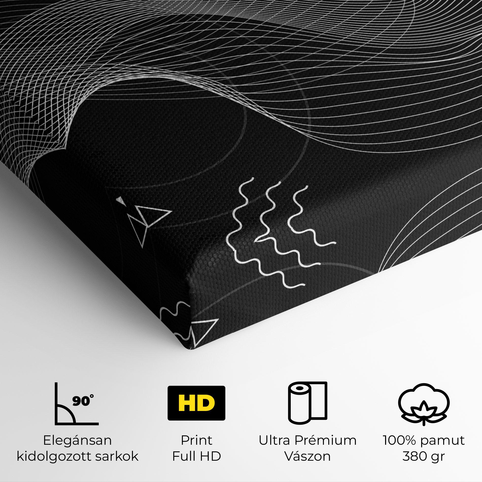 Vászonkép Geometric Lines mockup 4