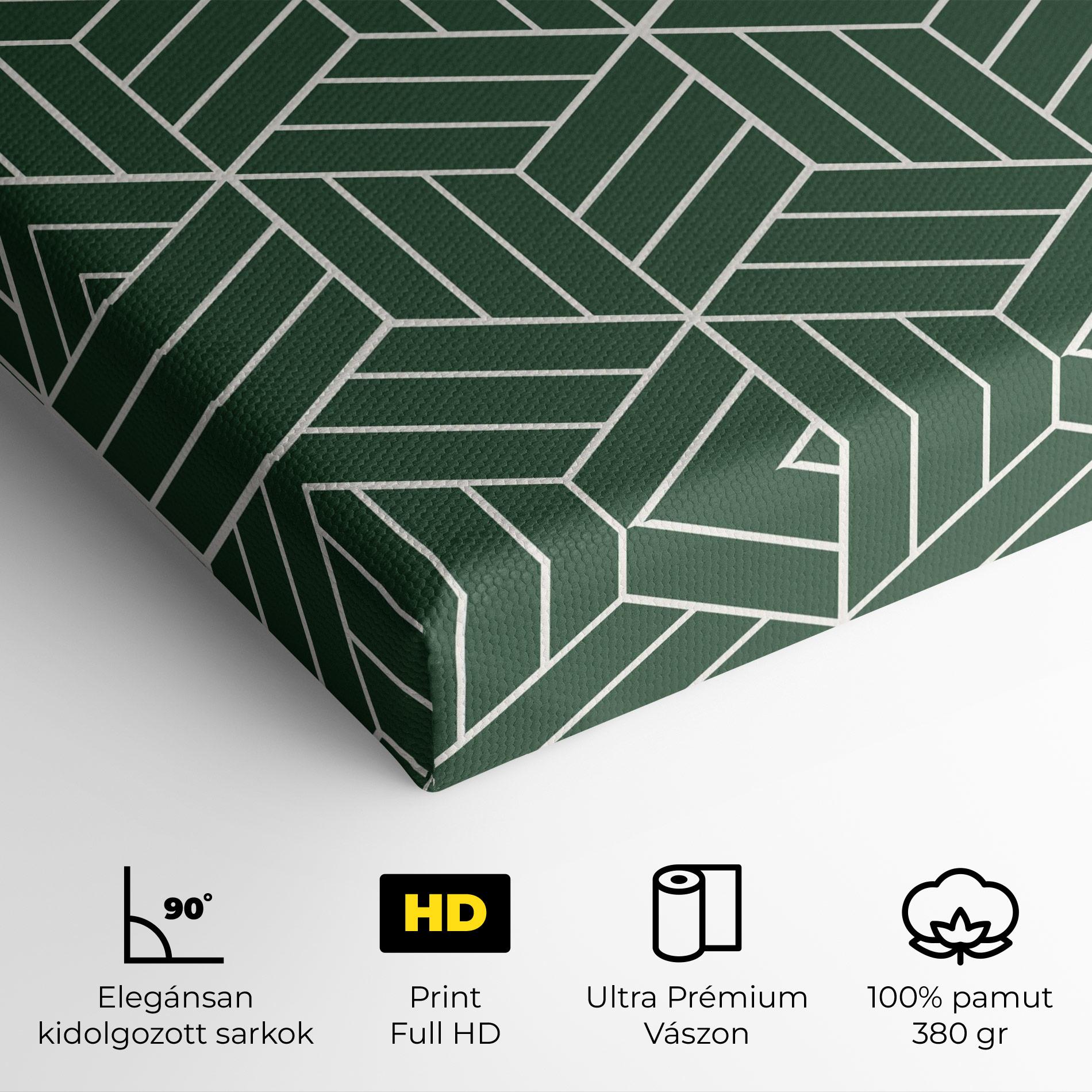 Vászonkép Green Square mockup 4