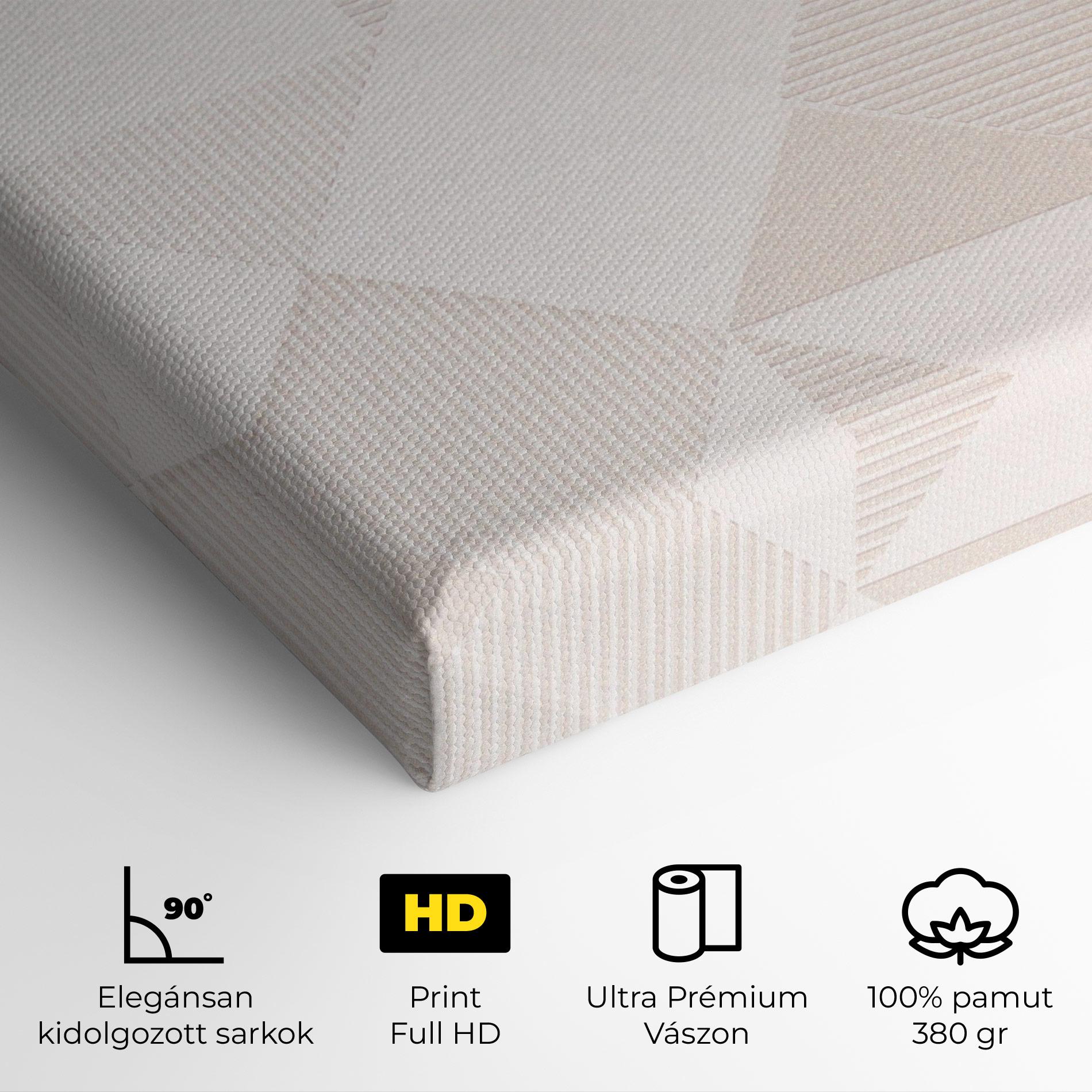 Vászonkép Light Cream Rhombus mockup 4