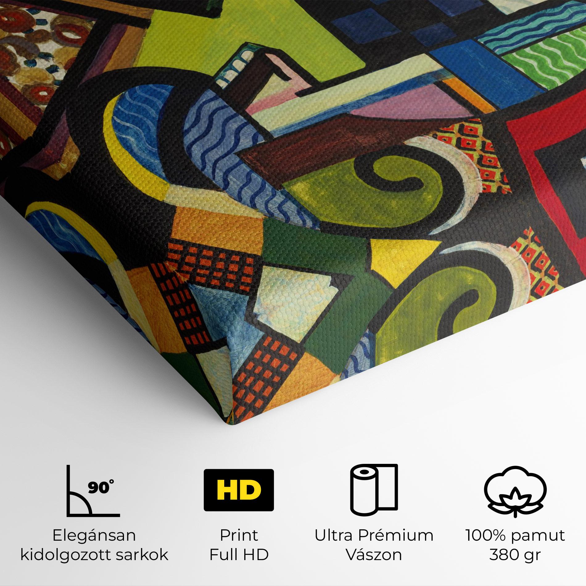 Vászonkép Mix Color Shapes mockup 4