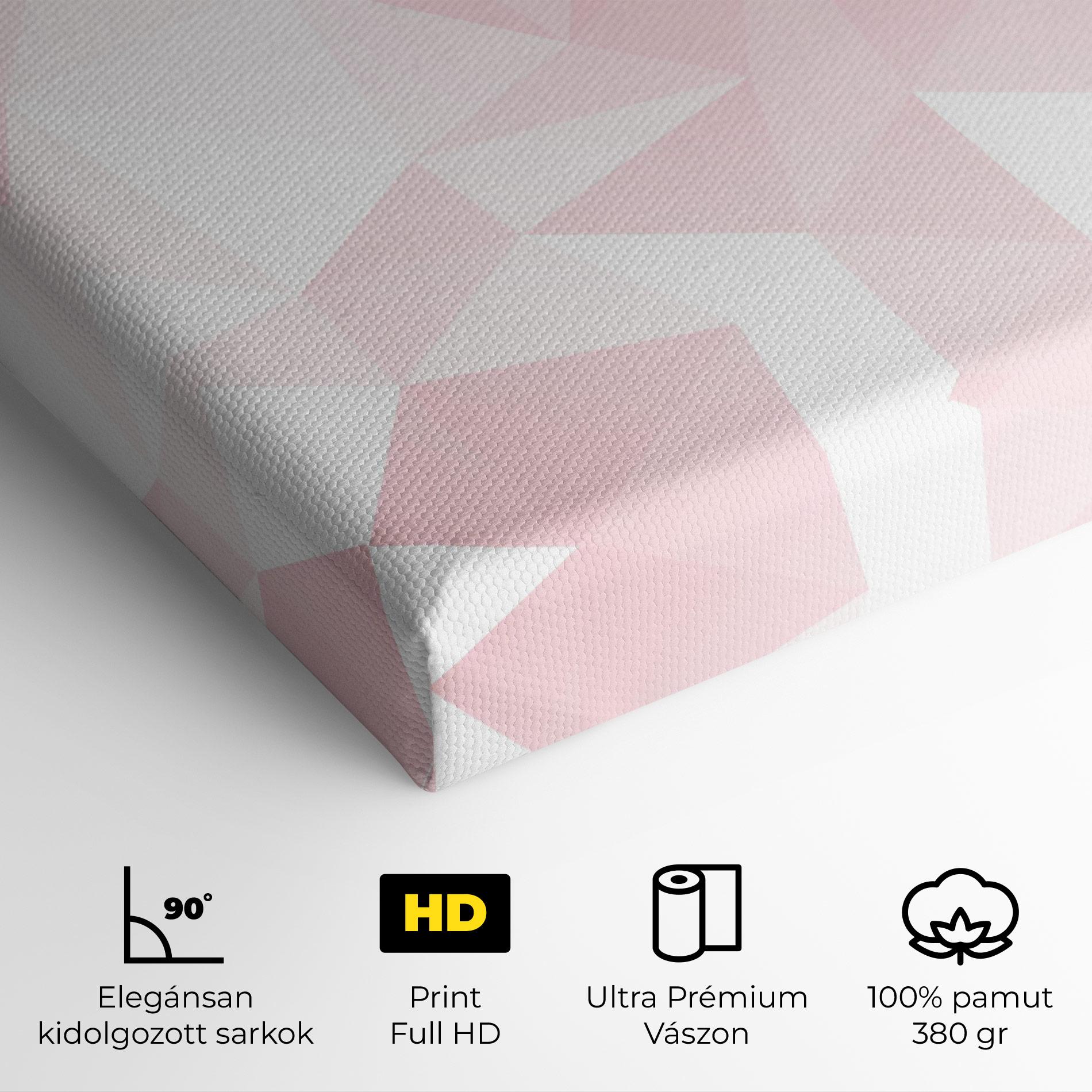 Vászonkép Pink Triangle mockup 4