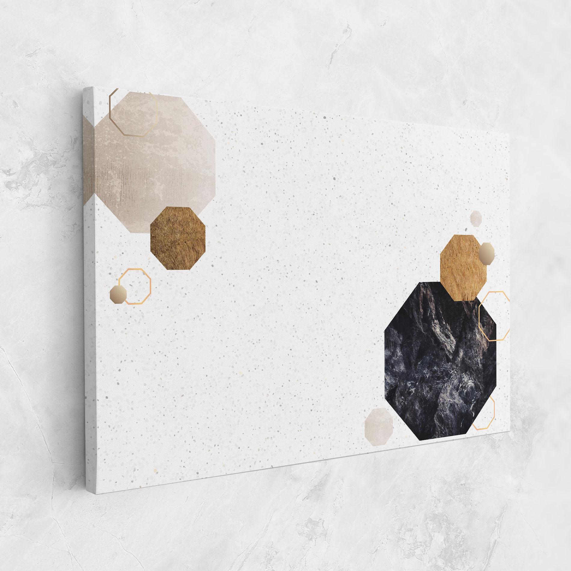 Vászonkép Big Hexagon mockup 1