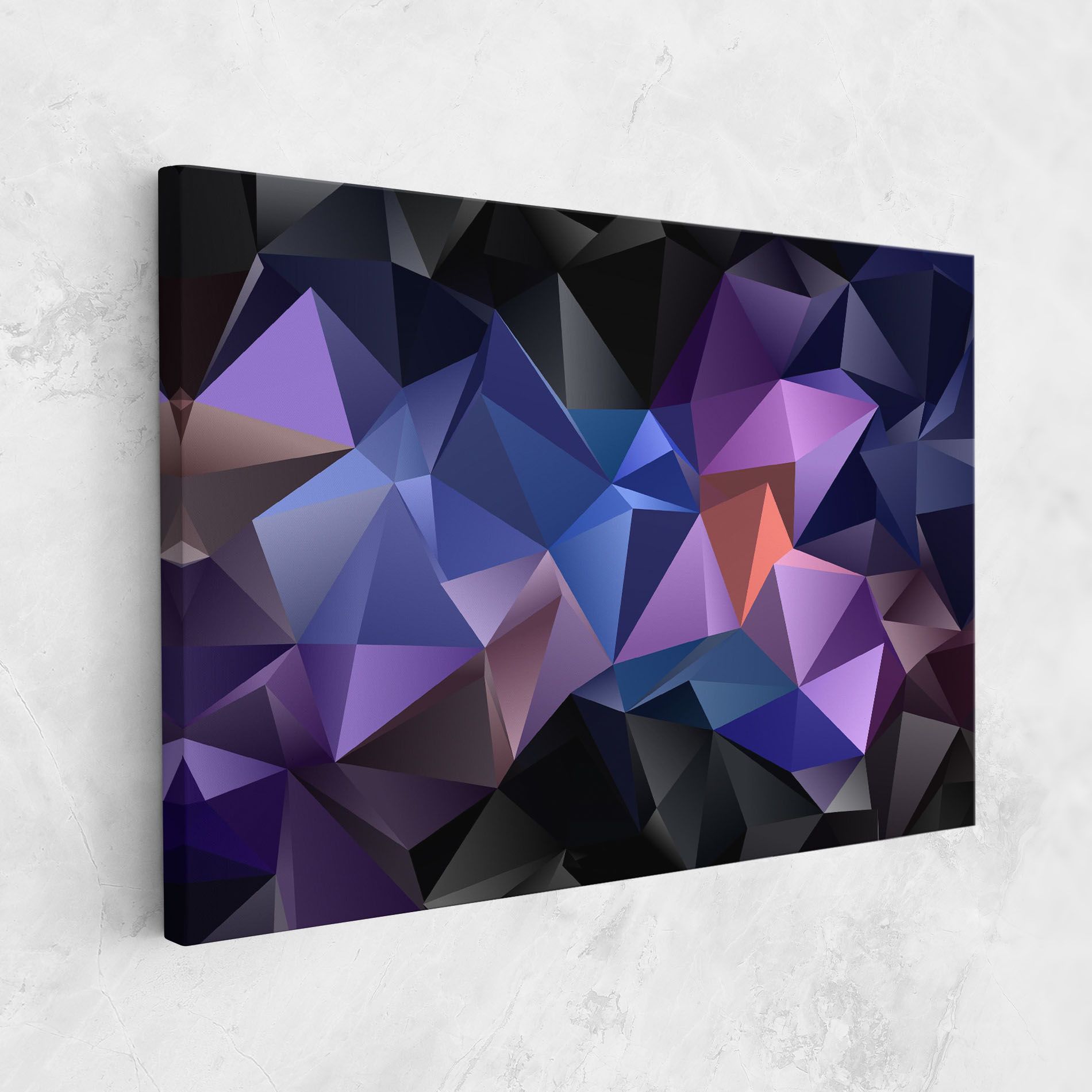 Black Purple Triangle mockup 1