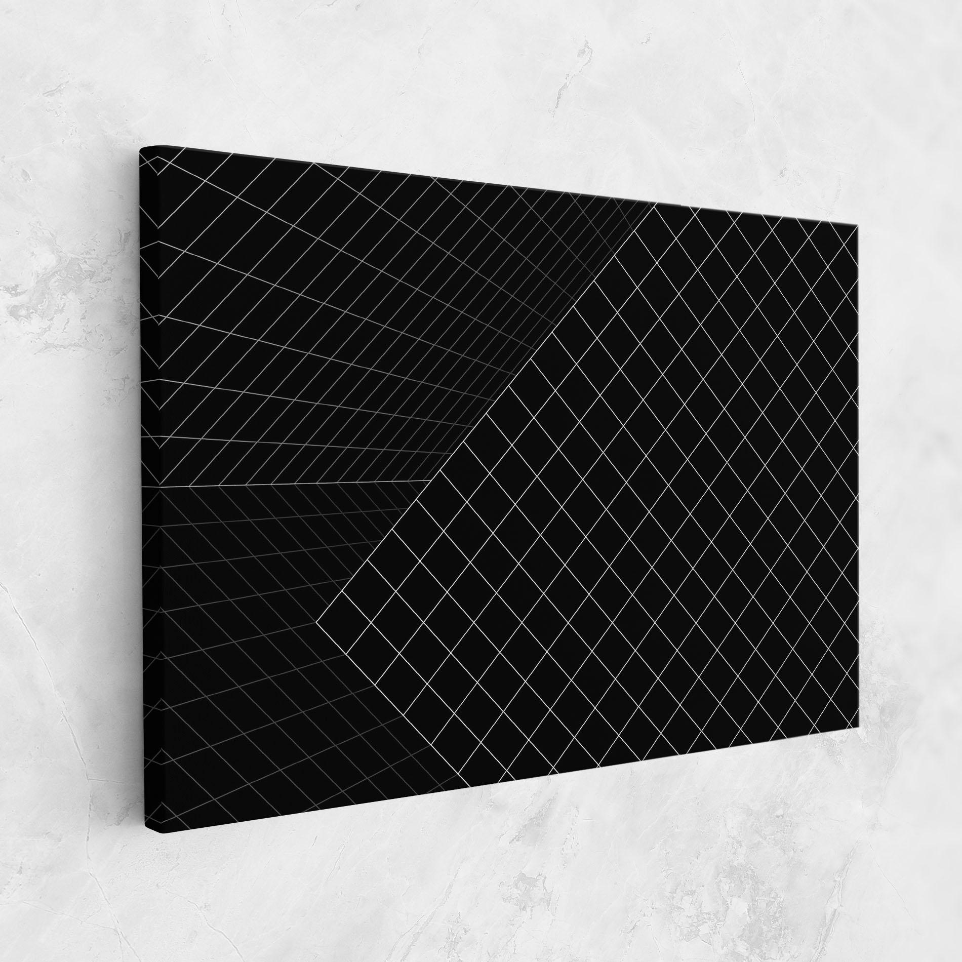 Vászonkép Black Square mockup 1