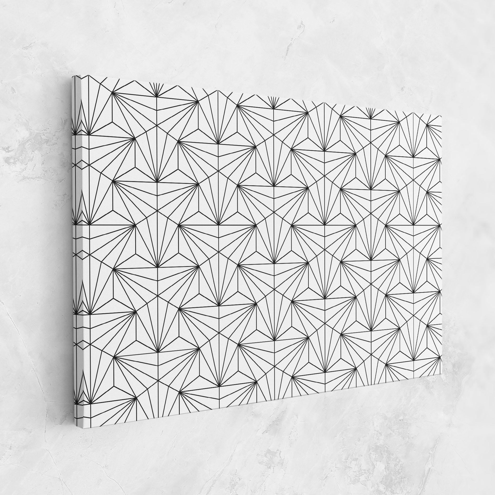 Vászonkép Black Triangle mockup 1