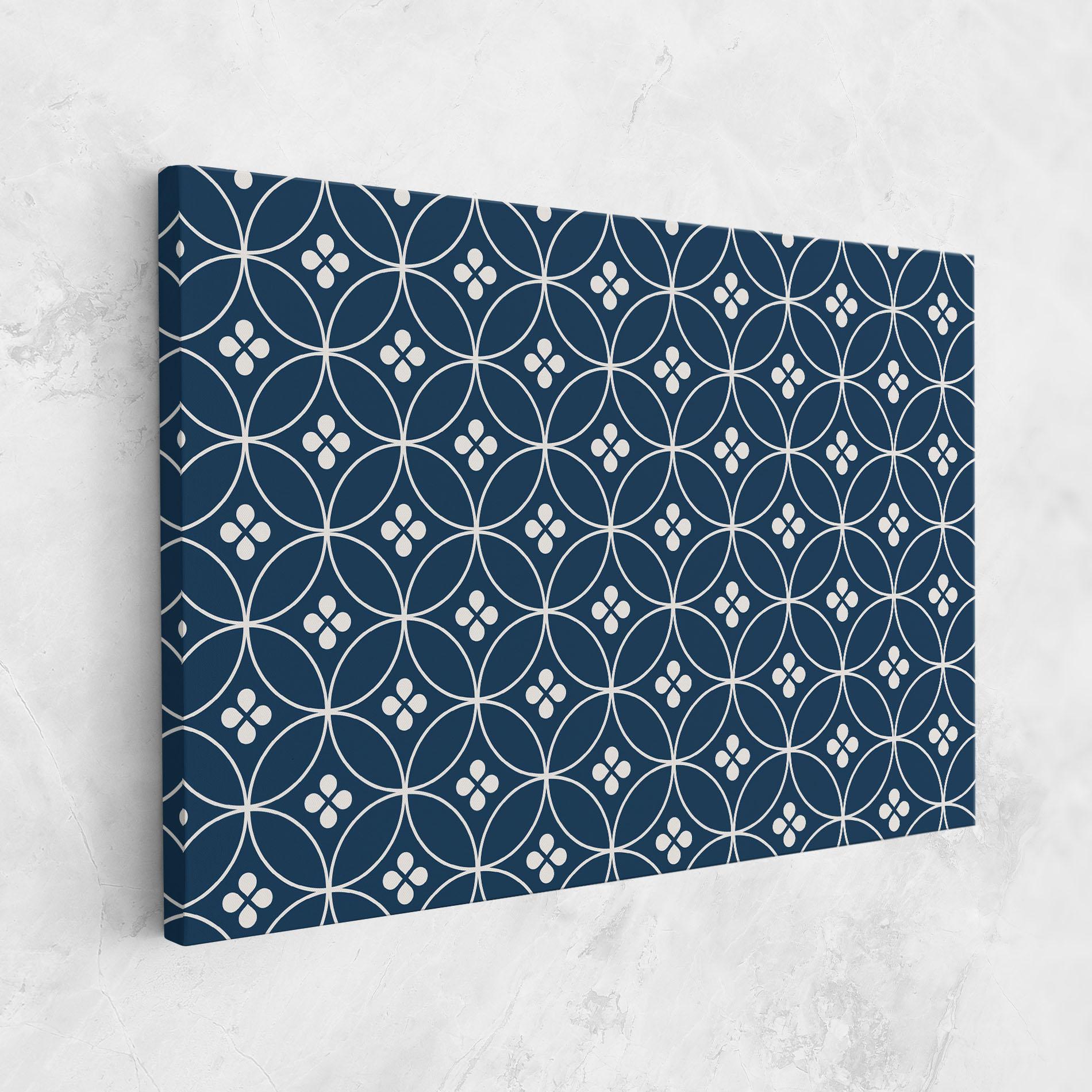 Vászonkép Blue Circle mockup 1