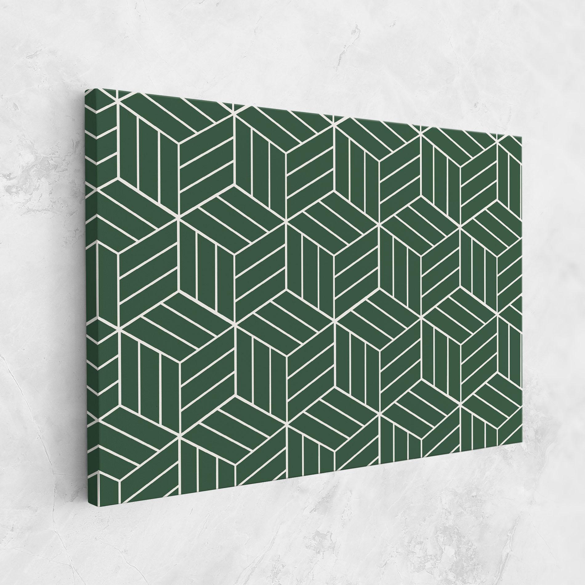 Vászonkép Green Square mockup 1