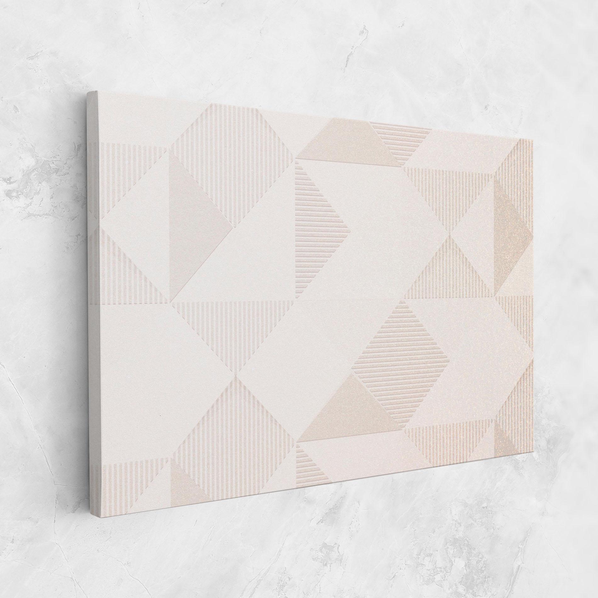 Vászonkép Light Cream Rhombus mockup 1