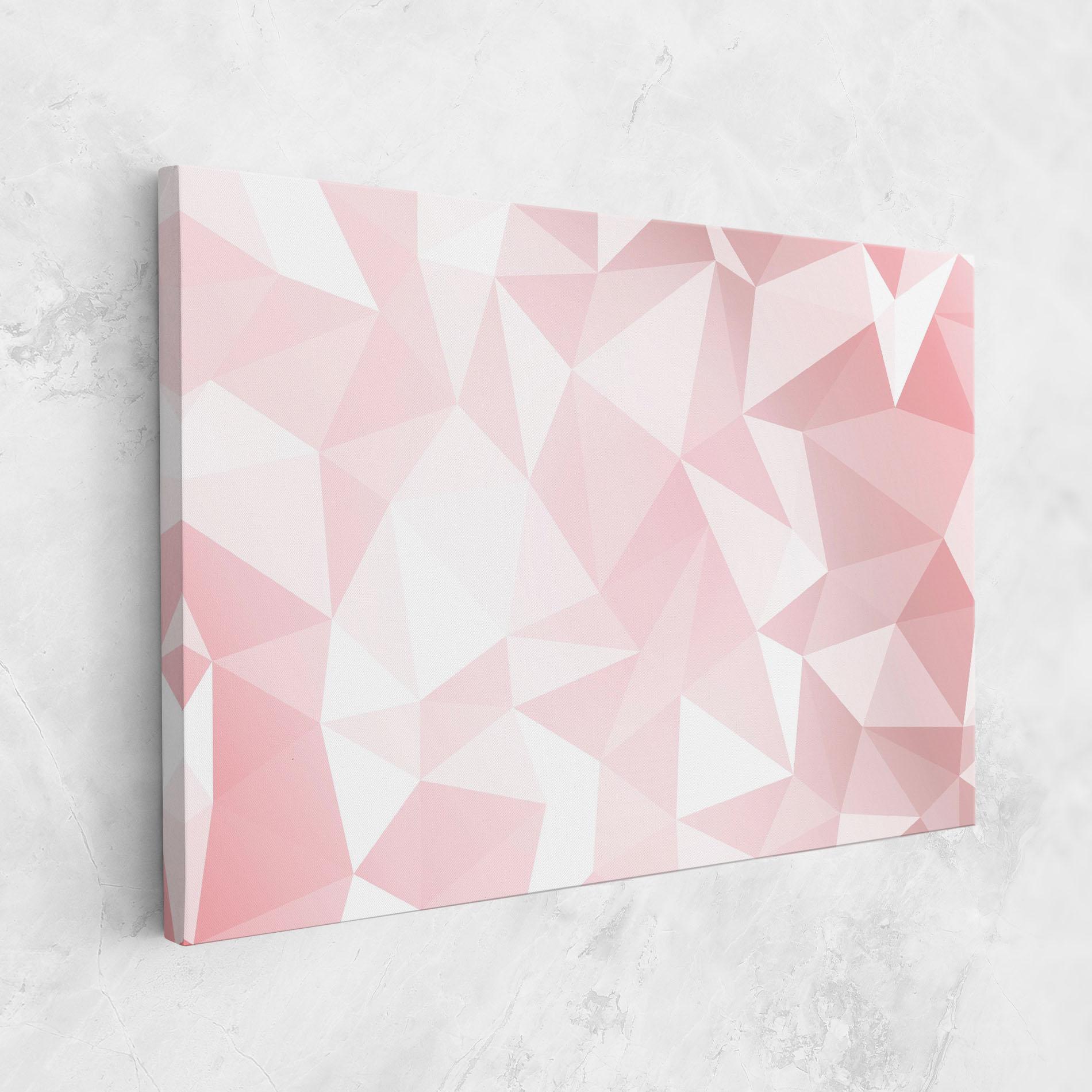 Vászonkép Pink Triangle mockup 1