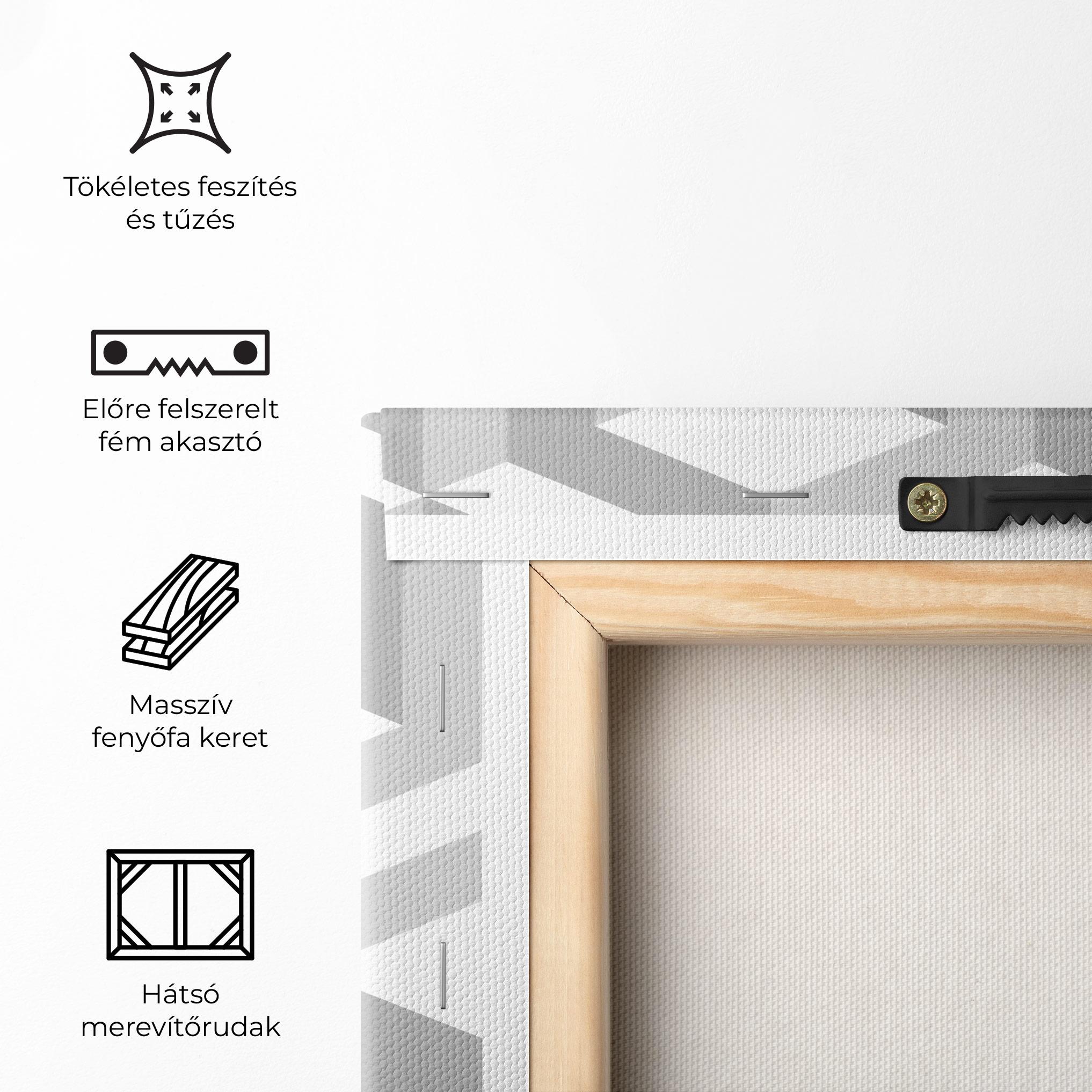 Vászonkép 3d Square mockup 5