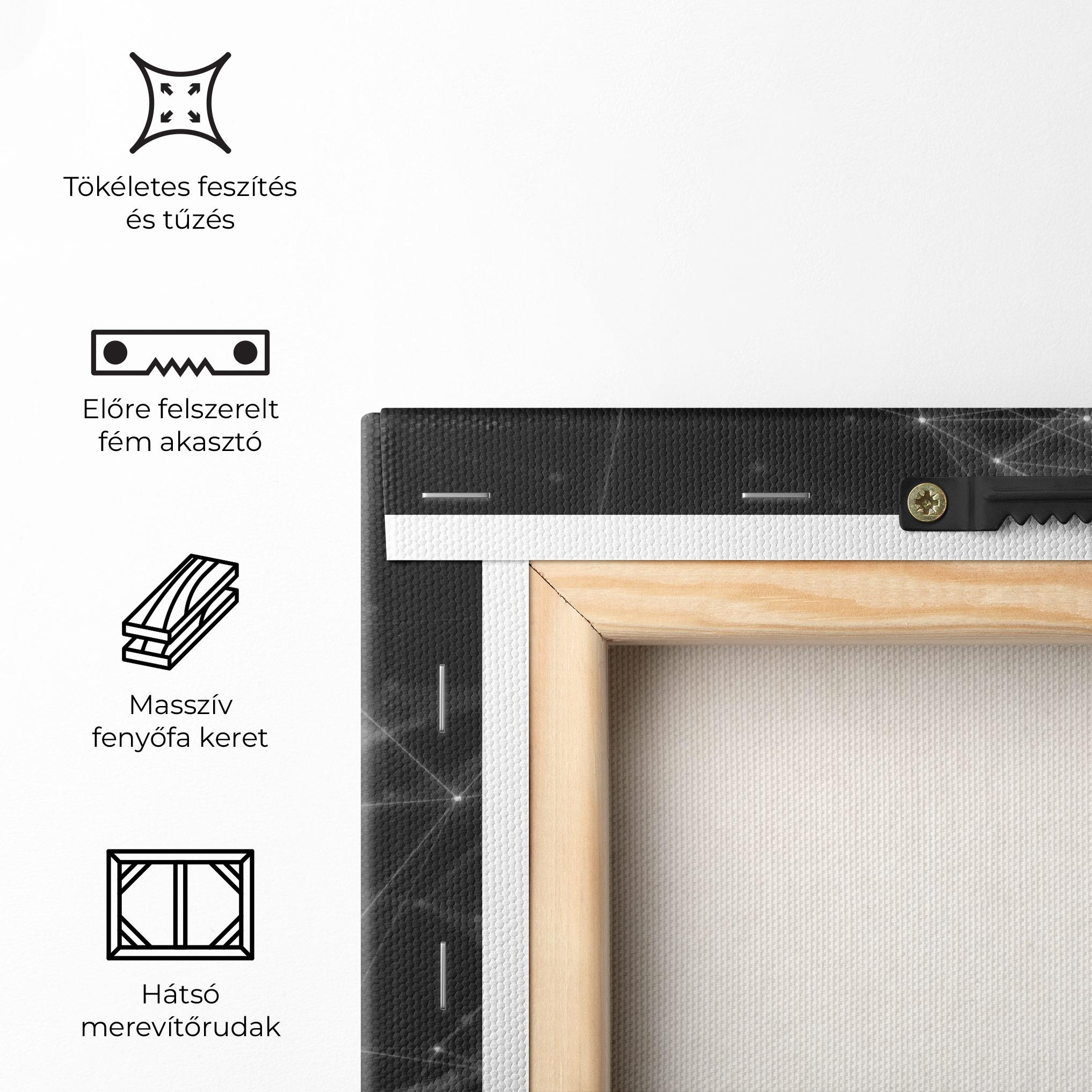 Vászonkép Connecting Lines mockup 5