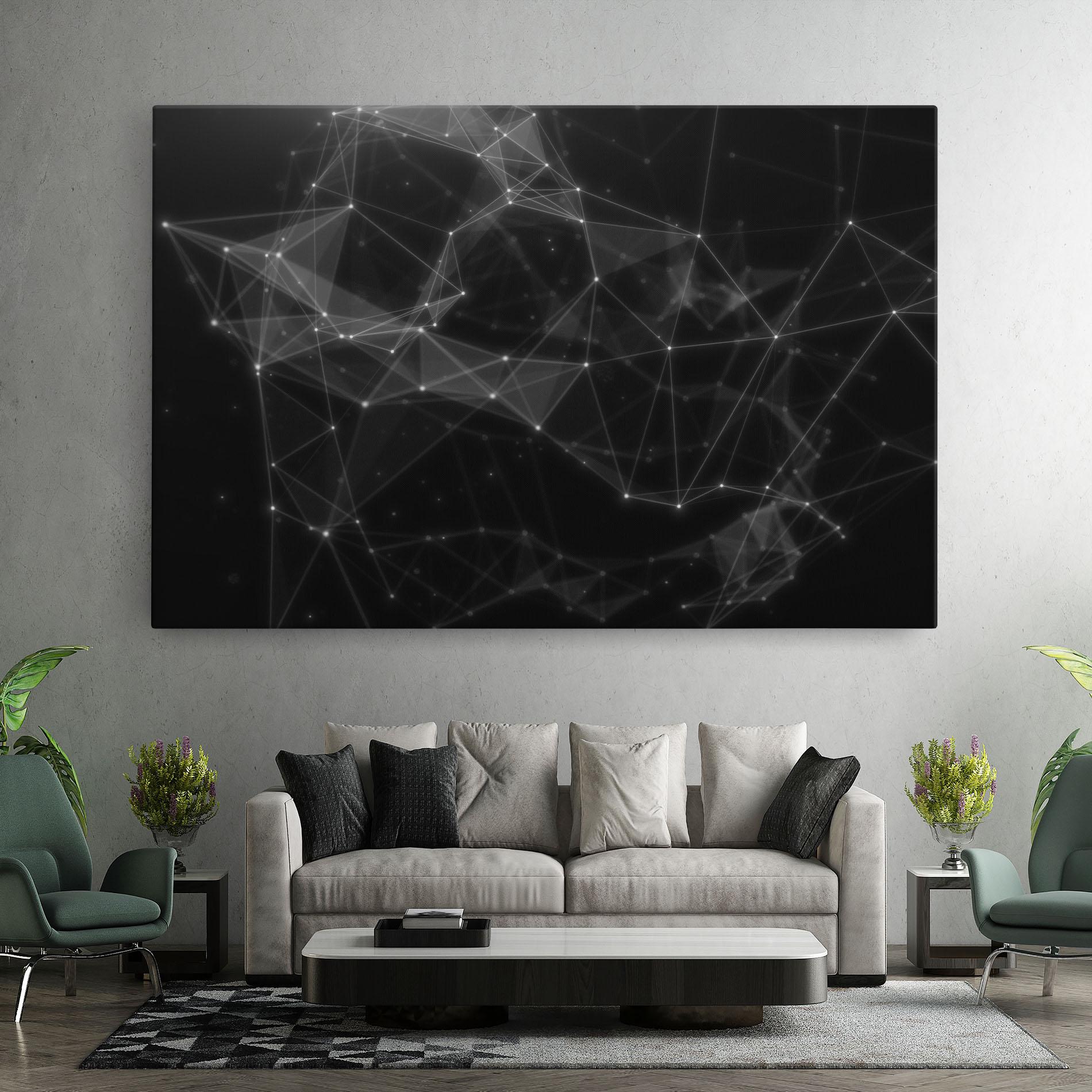 Vászonkép Connecting Lines mockup 7