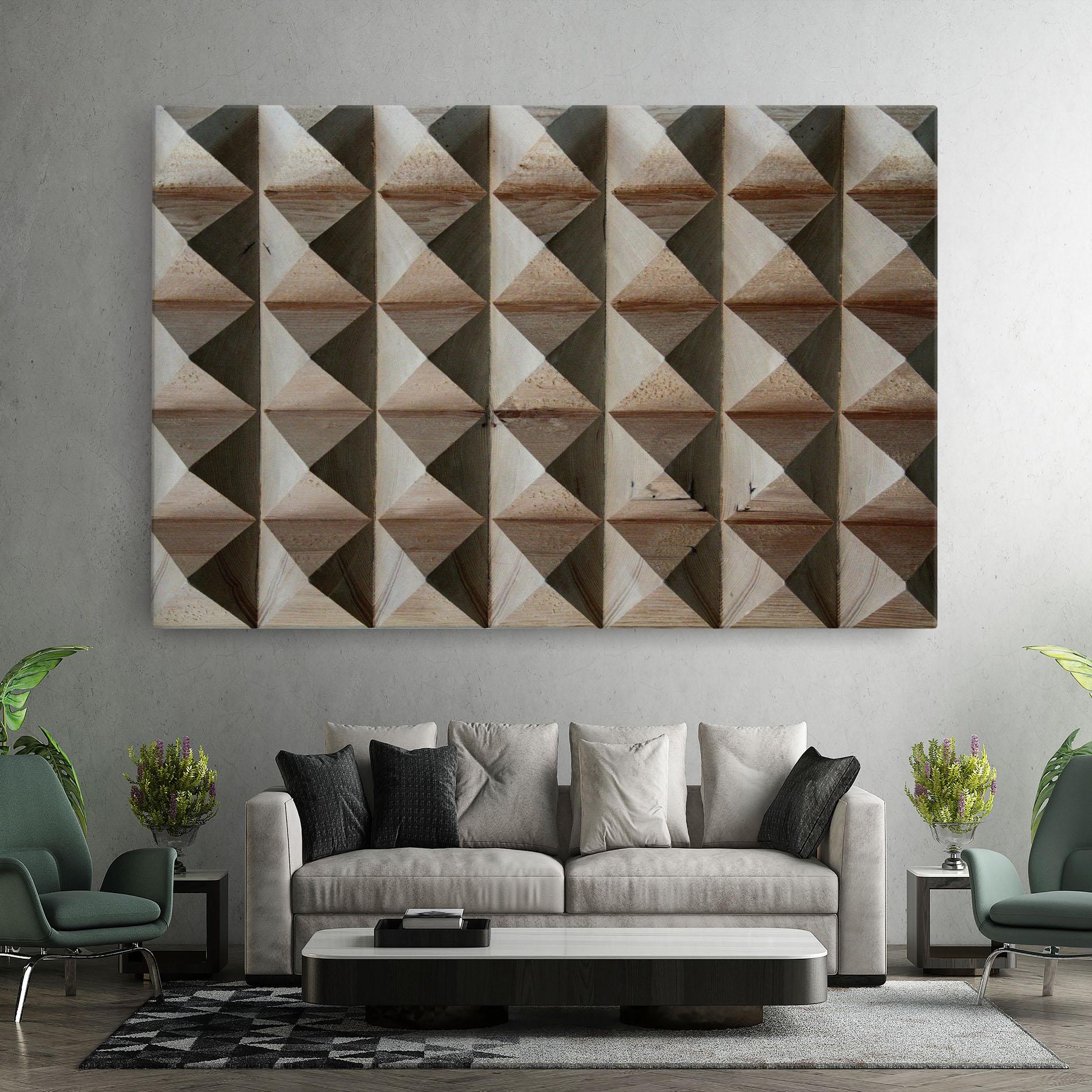 Vászonkép Cream Pyramid mockup 7