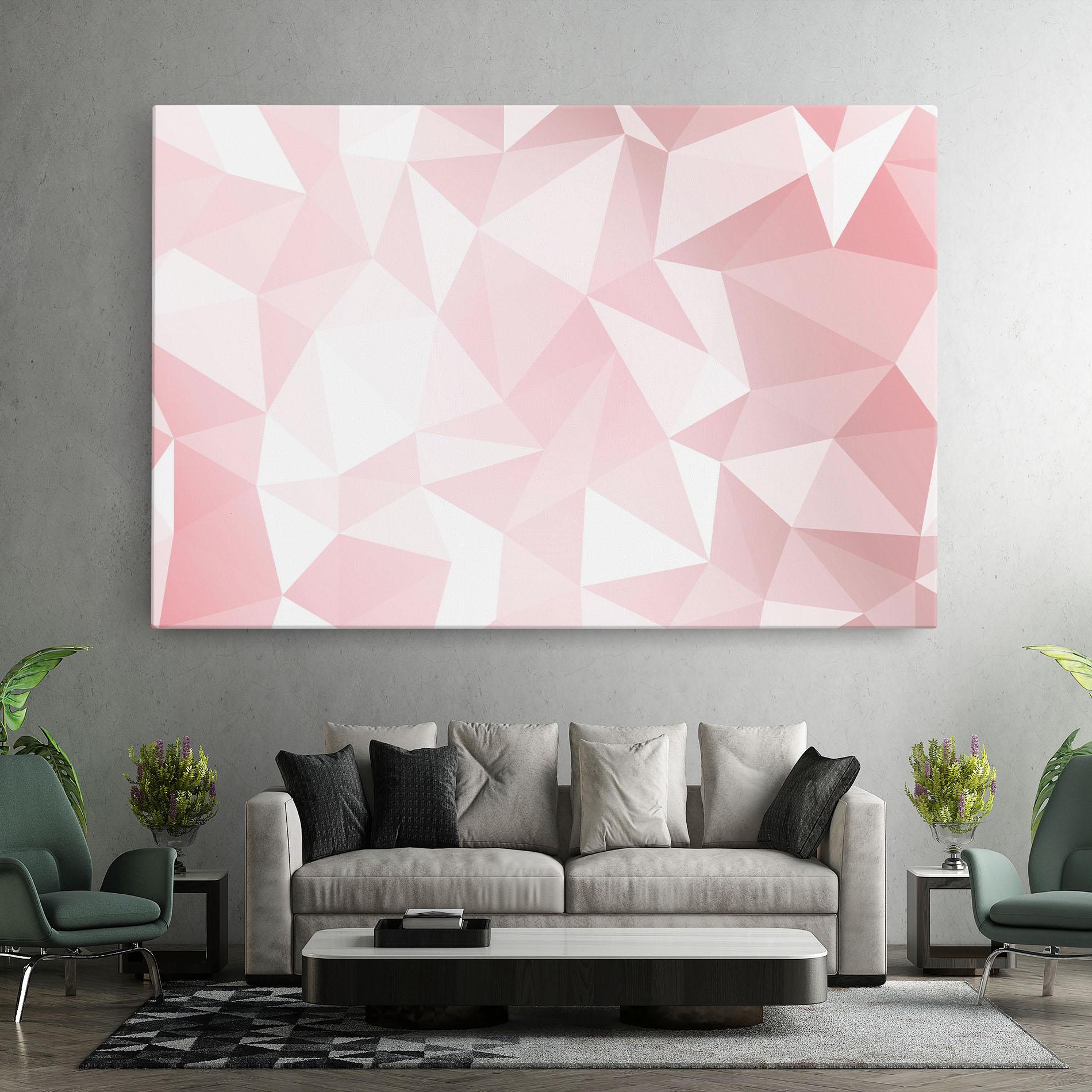 Vászonkép Pink Triangle mockup 7
