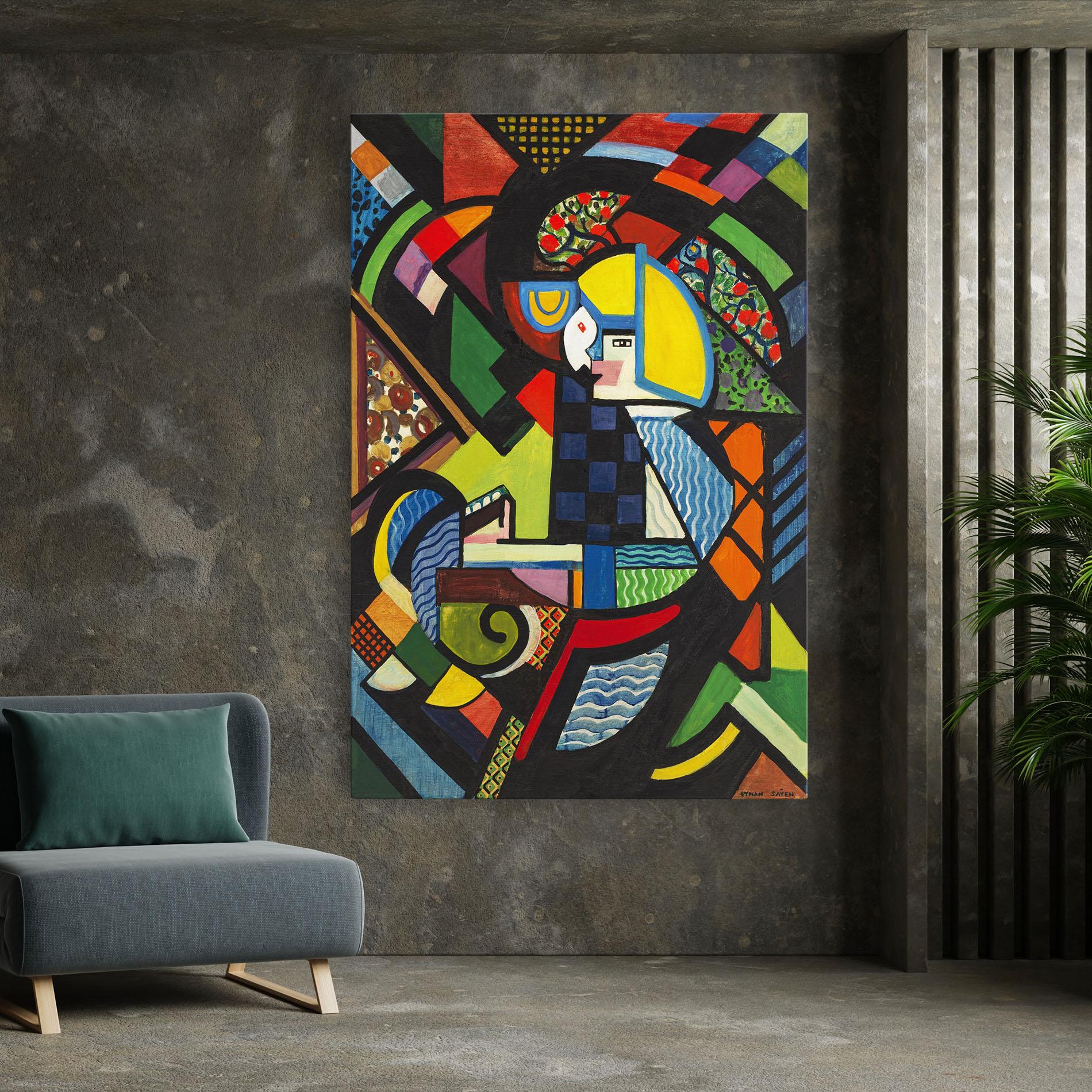 Vászonkép Mix Color Shapes mockup 7