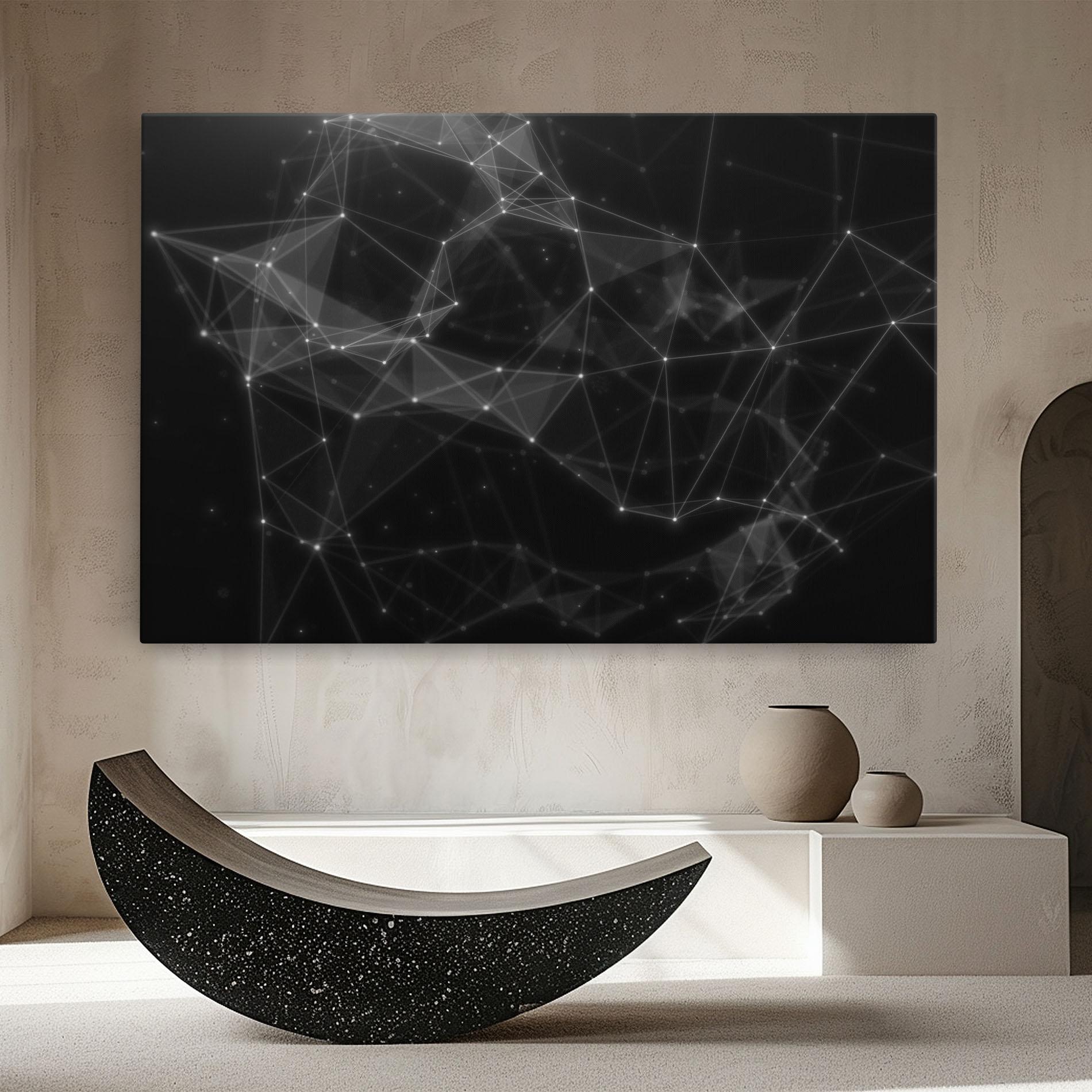 Vászonkép Connecting Lines mockup 8