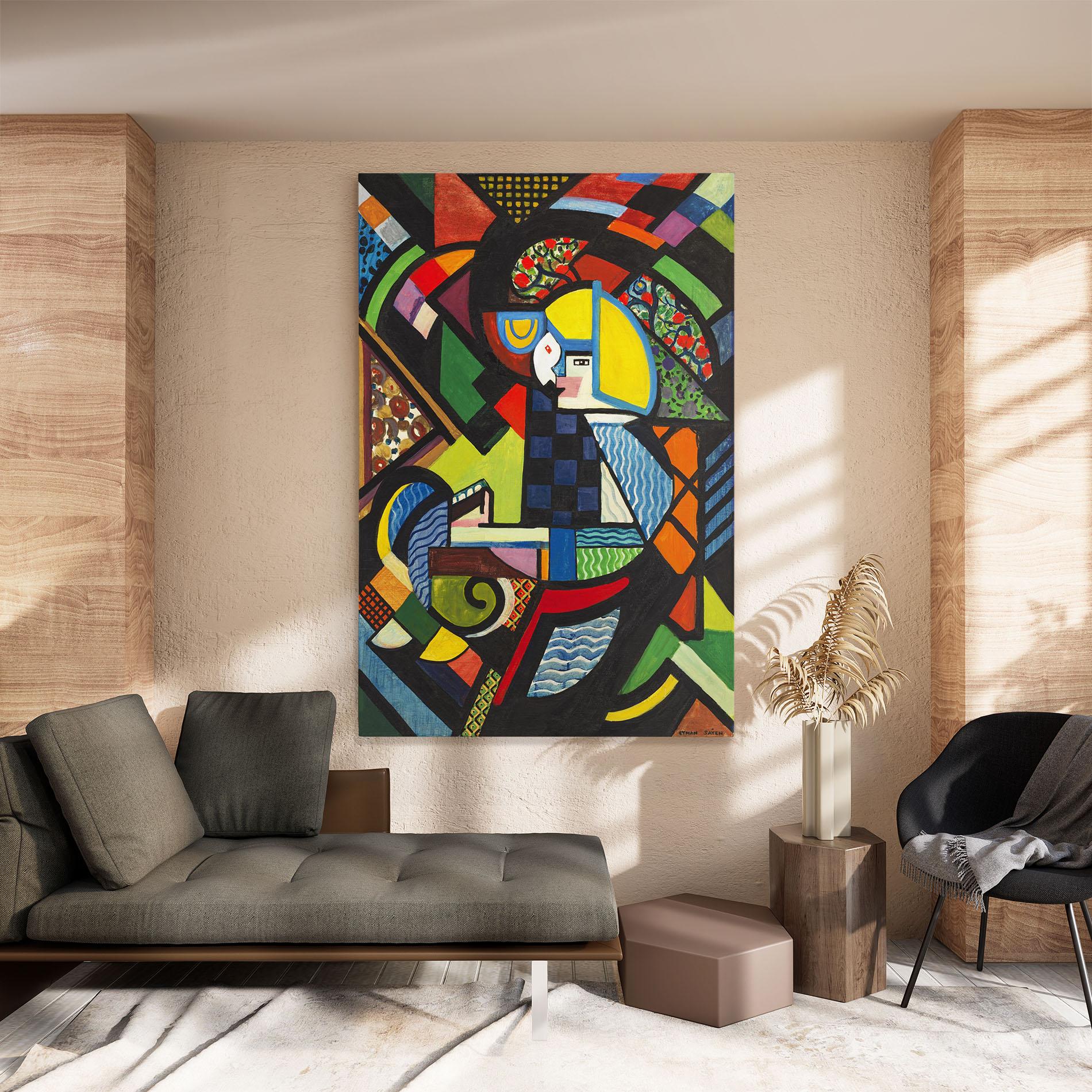 Vászonkép Mix Color Shapes mockup 8