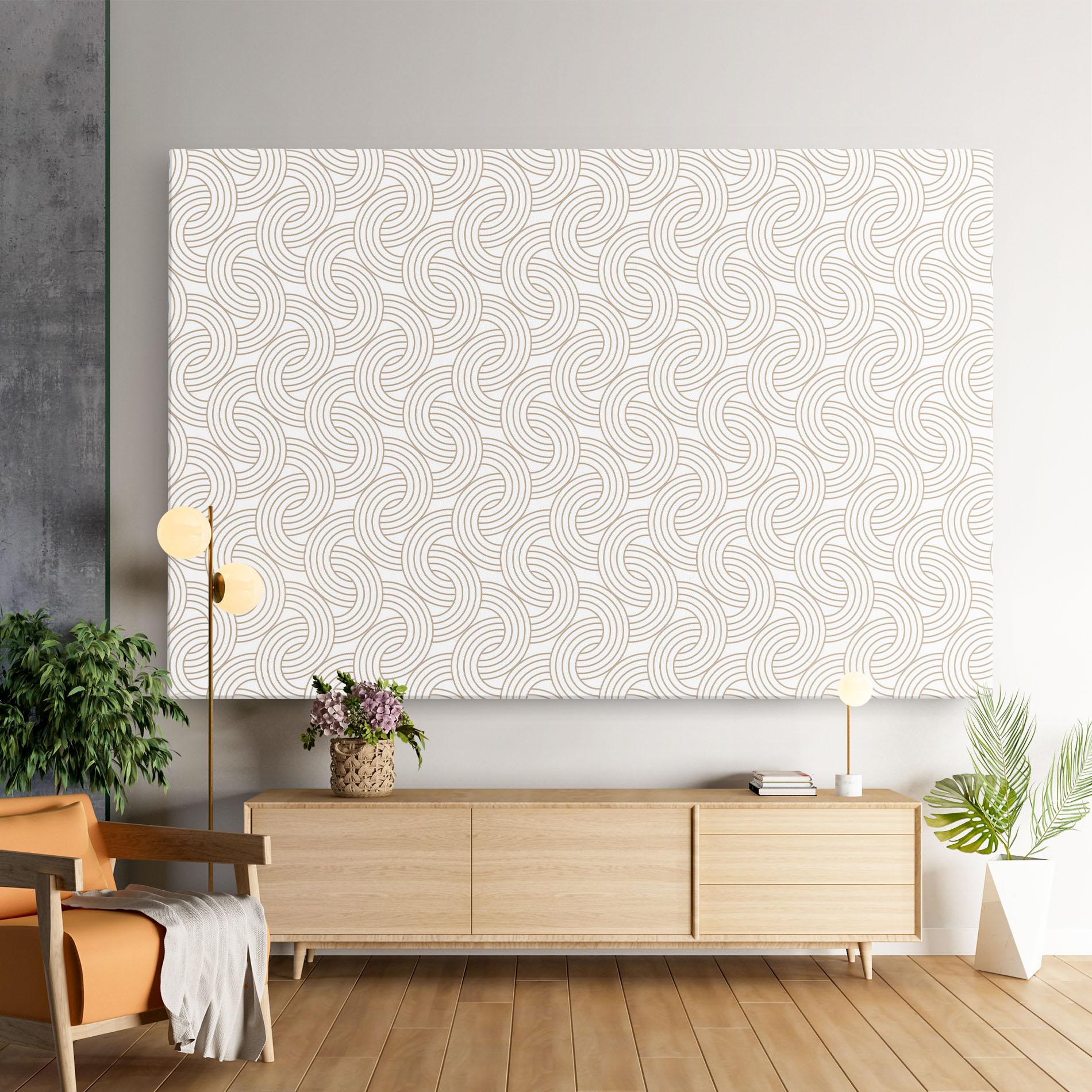 Vászonkép Cream Lines mockup 9