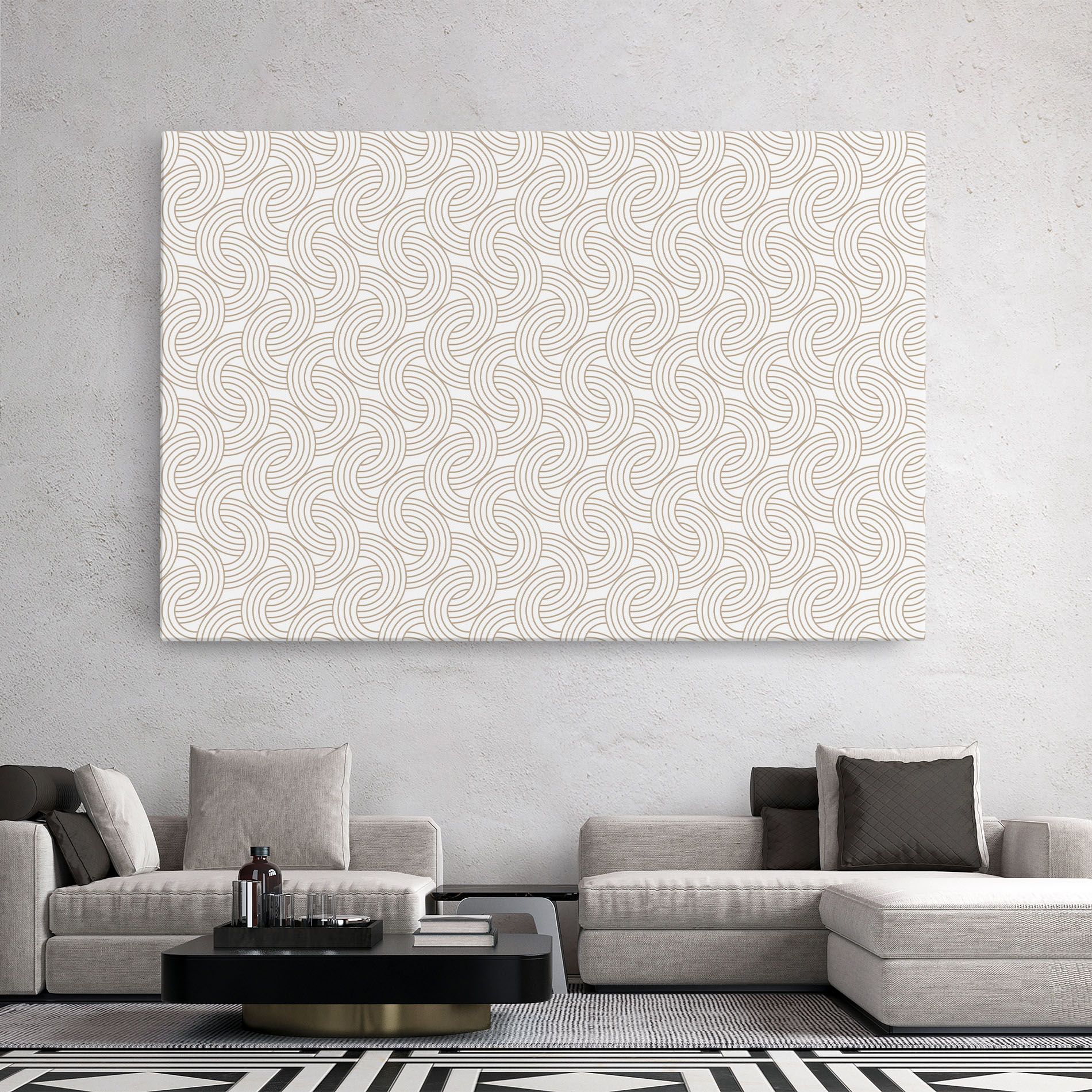 Cream Lines mockup 2