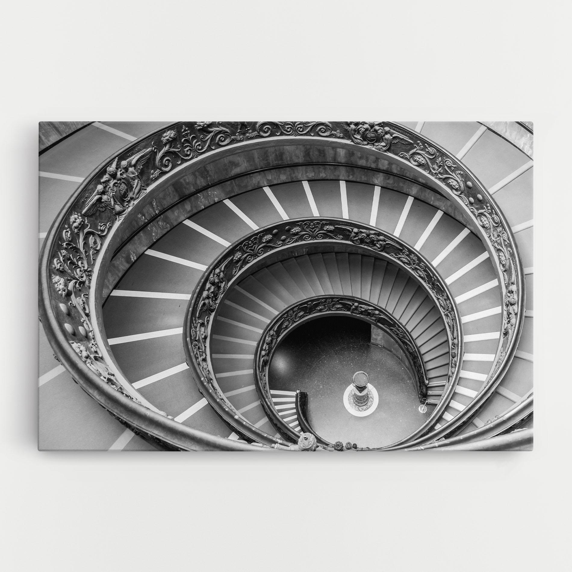 Vászonkép Grey Spiral mockup 0