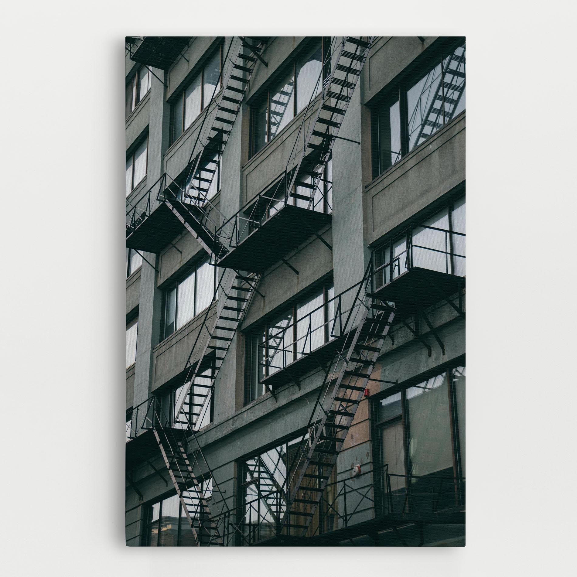 Vászonkép Building Stairs mockup 0