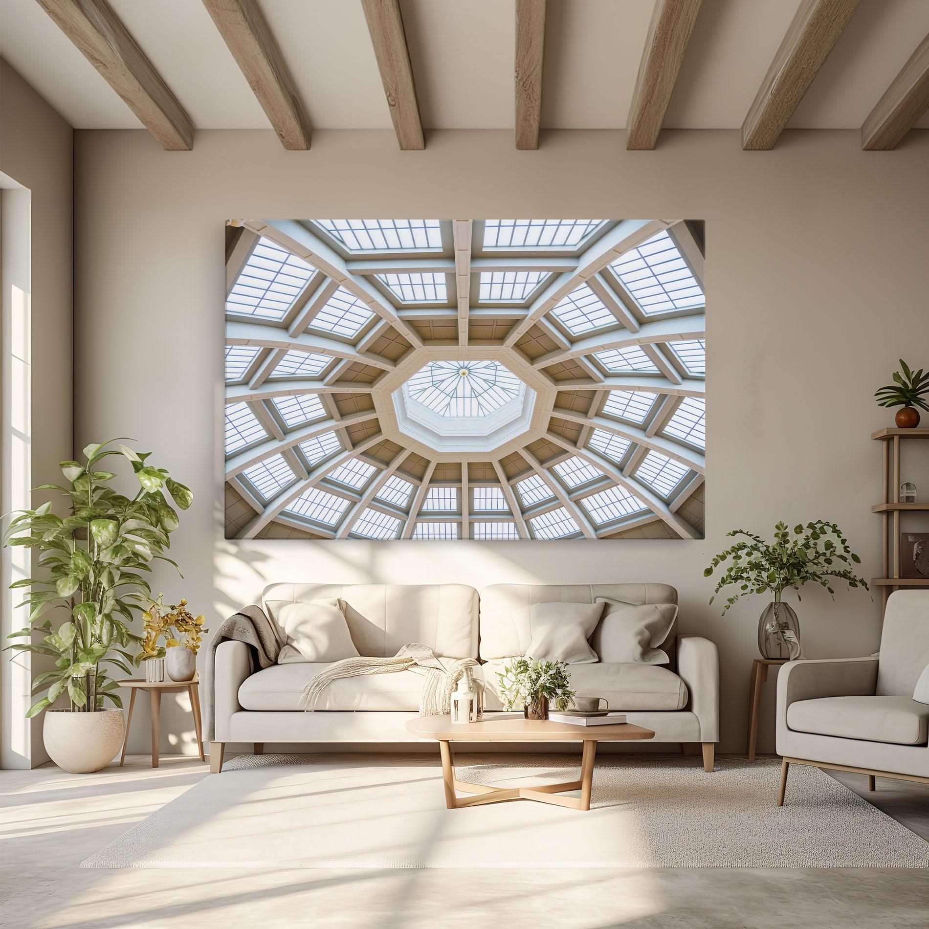 Vászonkép Ceiling Dome mockup 6