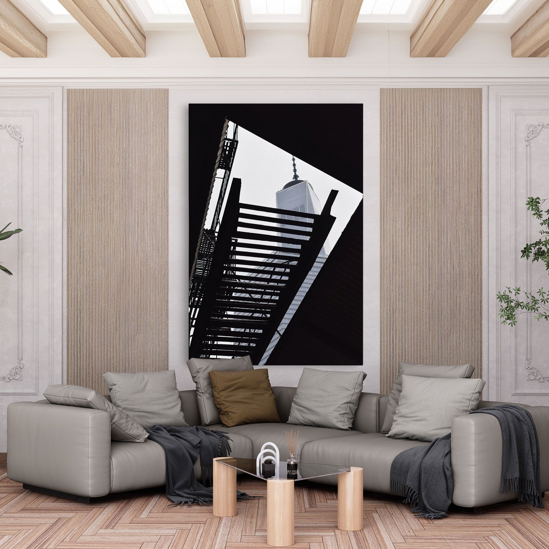 Black Stairs Floating mockup 6