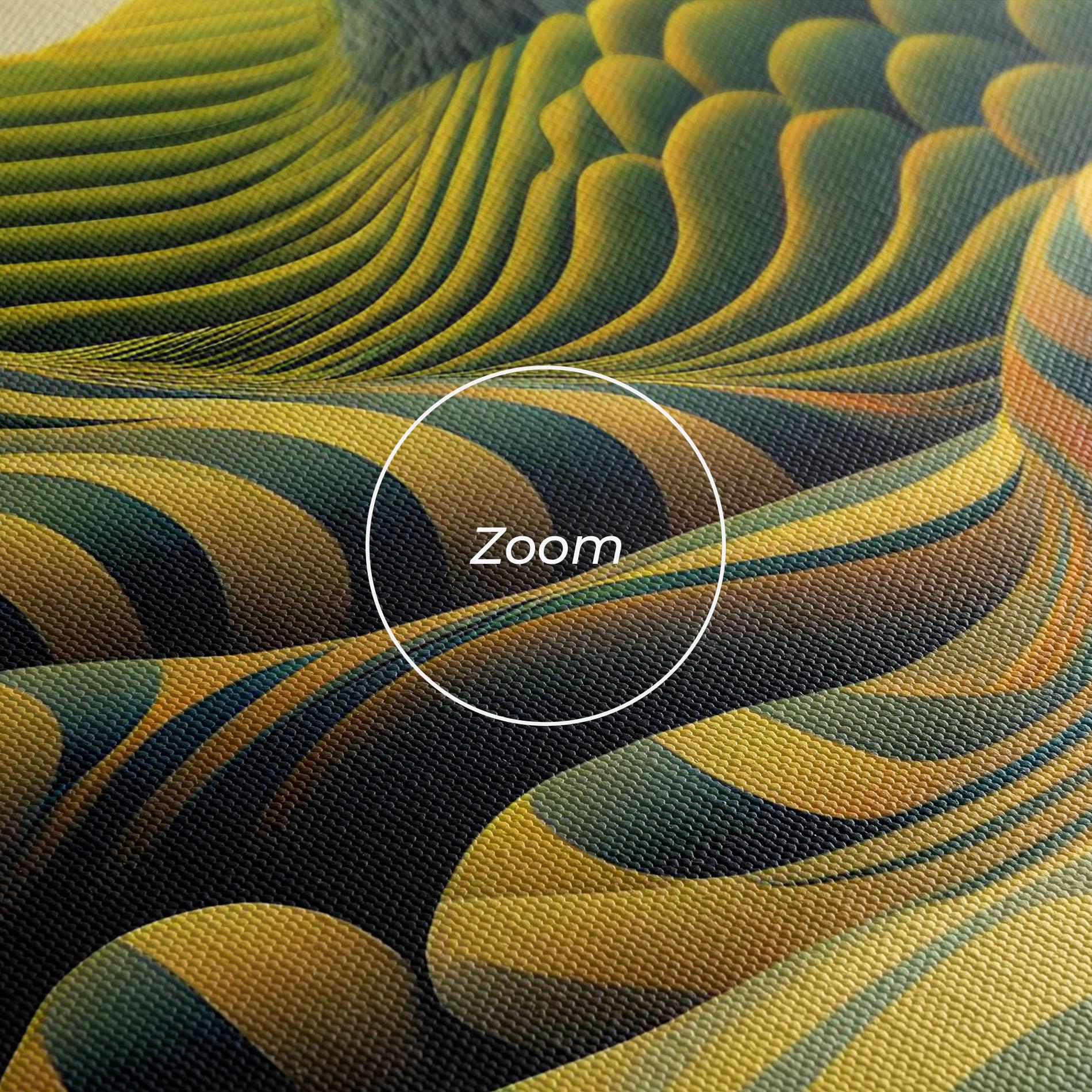 Vászonkép Green Yellow View mockup 3