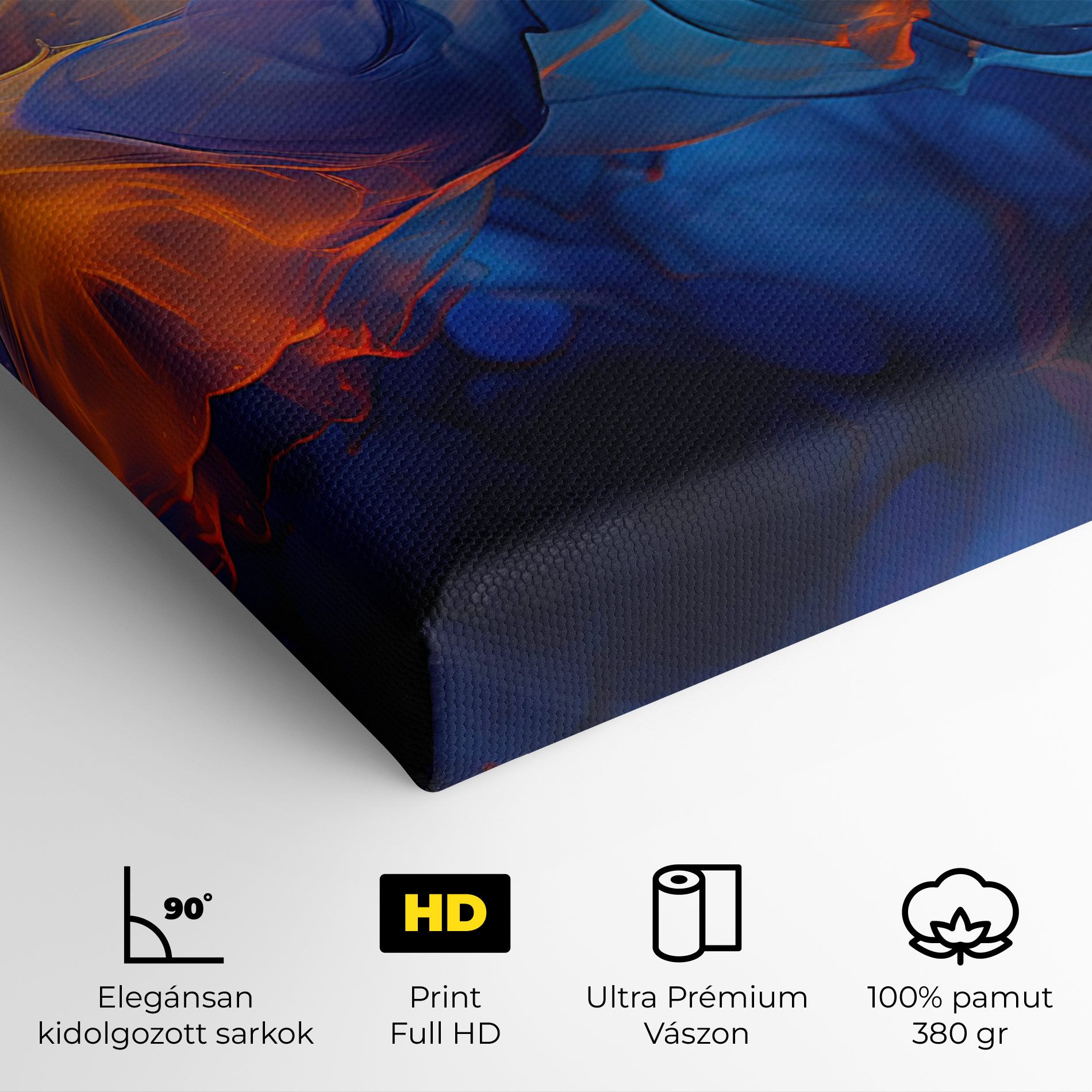 Blue Orange Floating mockup 4