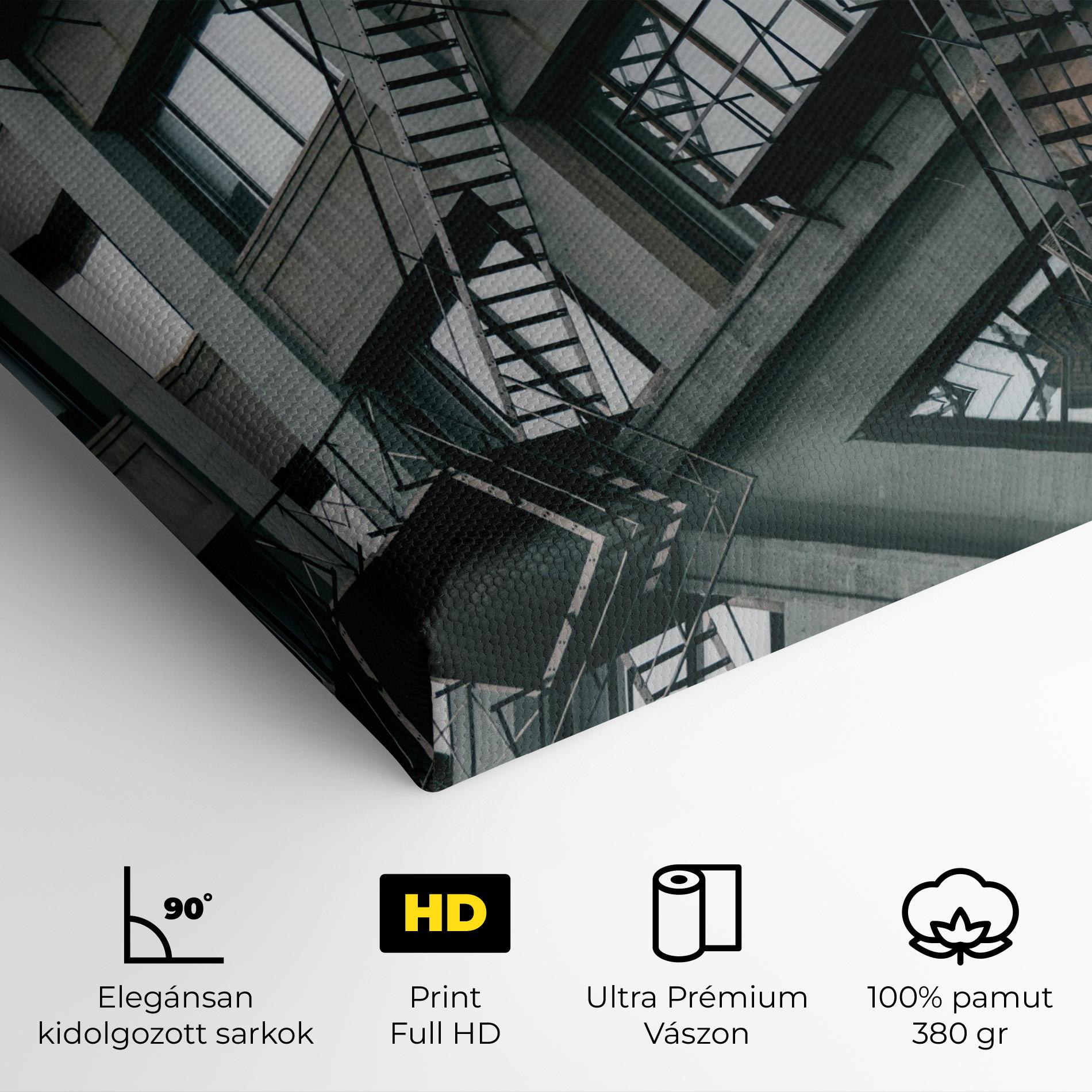 Vászonkép Building Stairs mockup 4